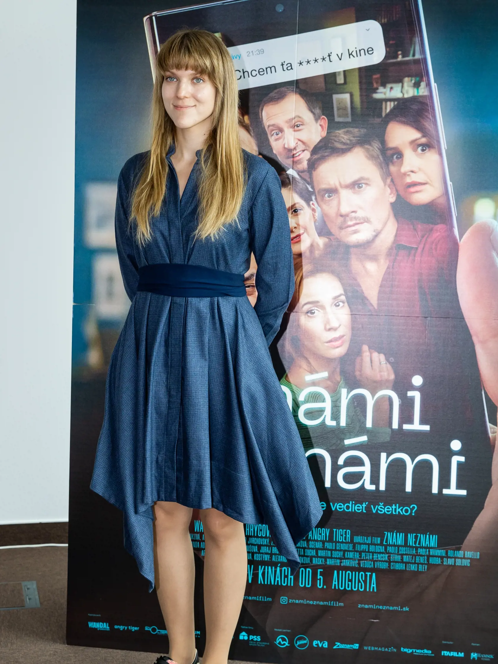Novinárska premiéra filmu "Známi neznámi" v Bratislave. Na snímke Zuzana Marianková.