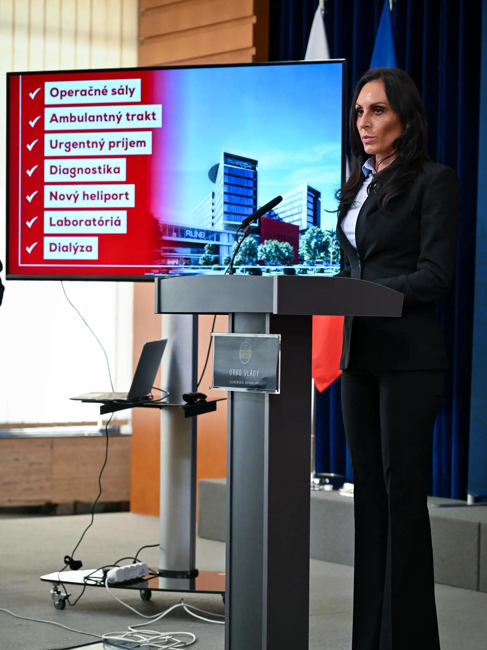 Na snímke ministerka zdravotníctva SR Zuzana Dolinková (Hlas-SD) počas tlačovej konferencie po skončení 36. schôdze vlády SR 29. mája 2024 v Bratislave.