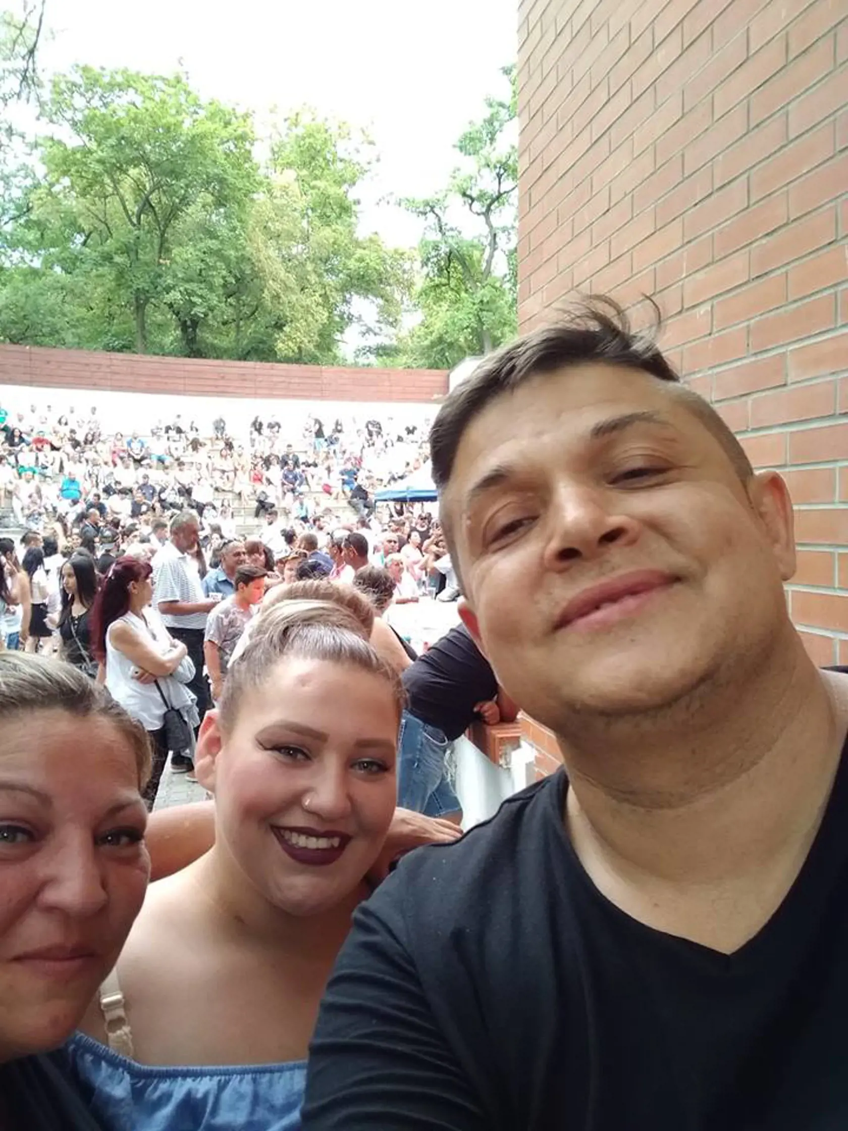 S fanúšičkami na festivale. 