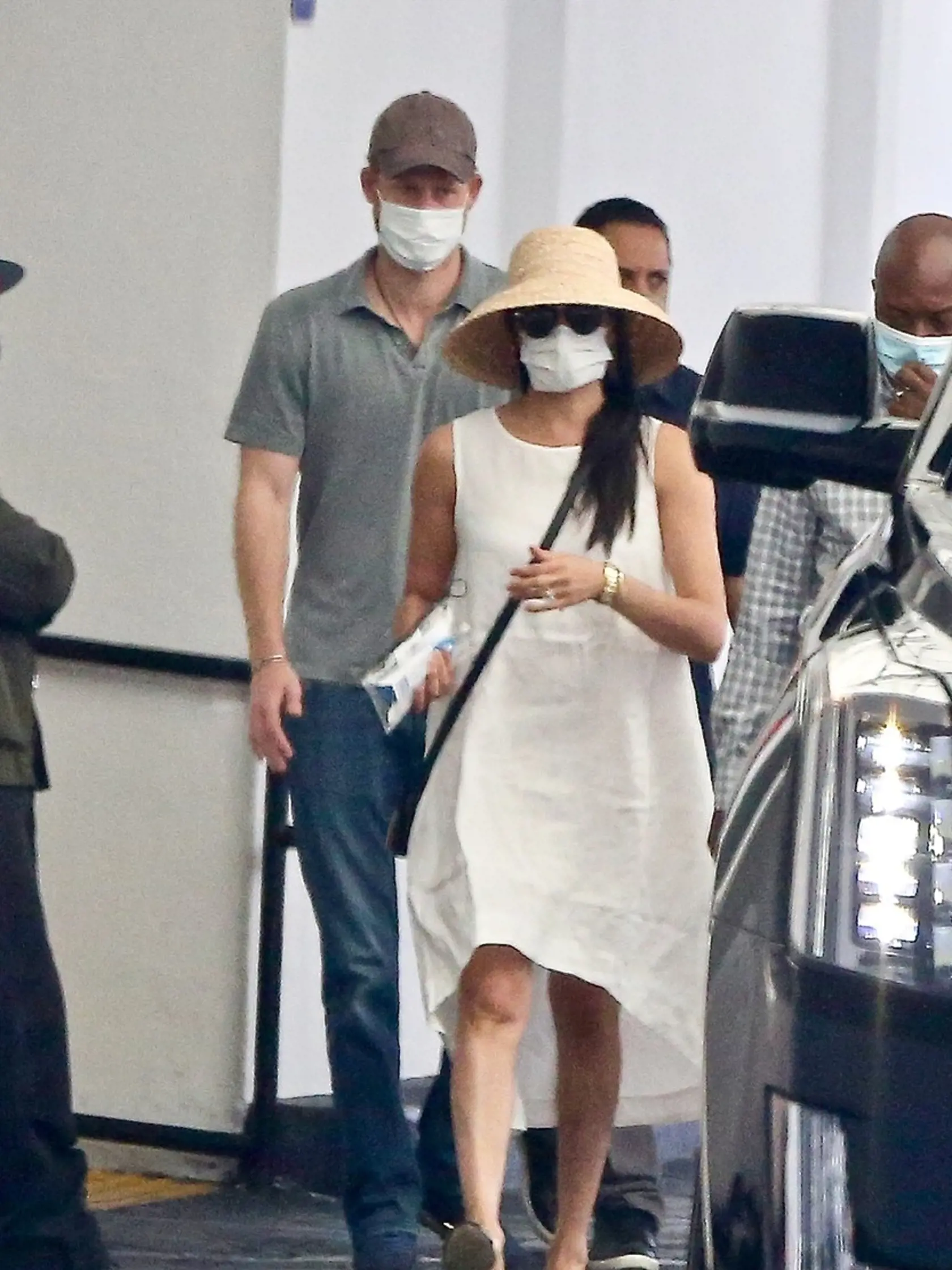 Meghan a Harry v Beverly Hills.