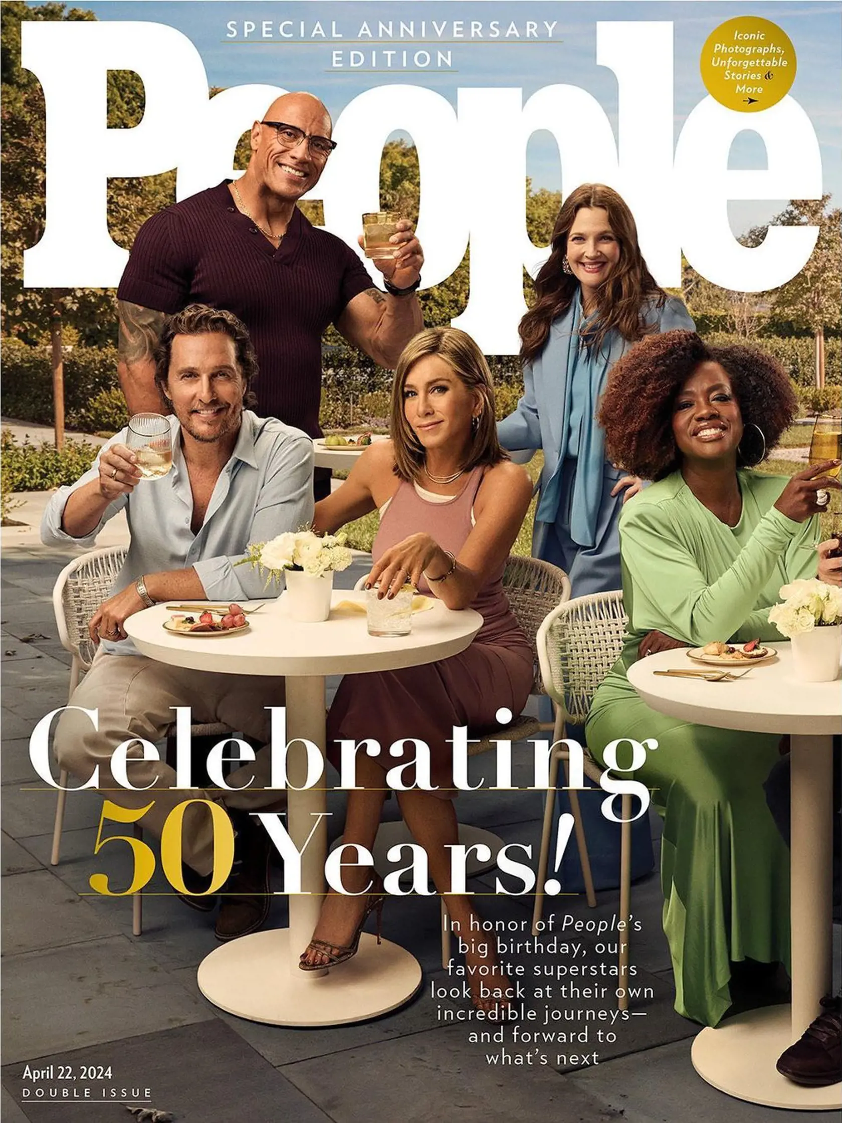 Jennifer Aniston sa spolu s ďalšími celebritami objavila na výročnej titulke magazínu People.