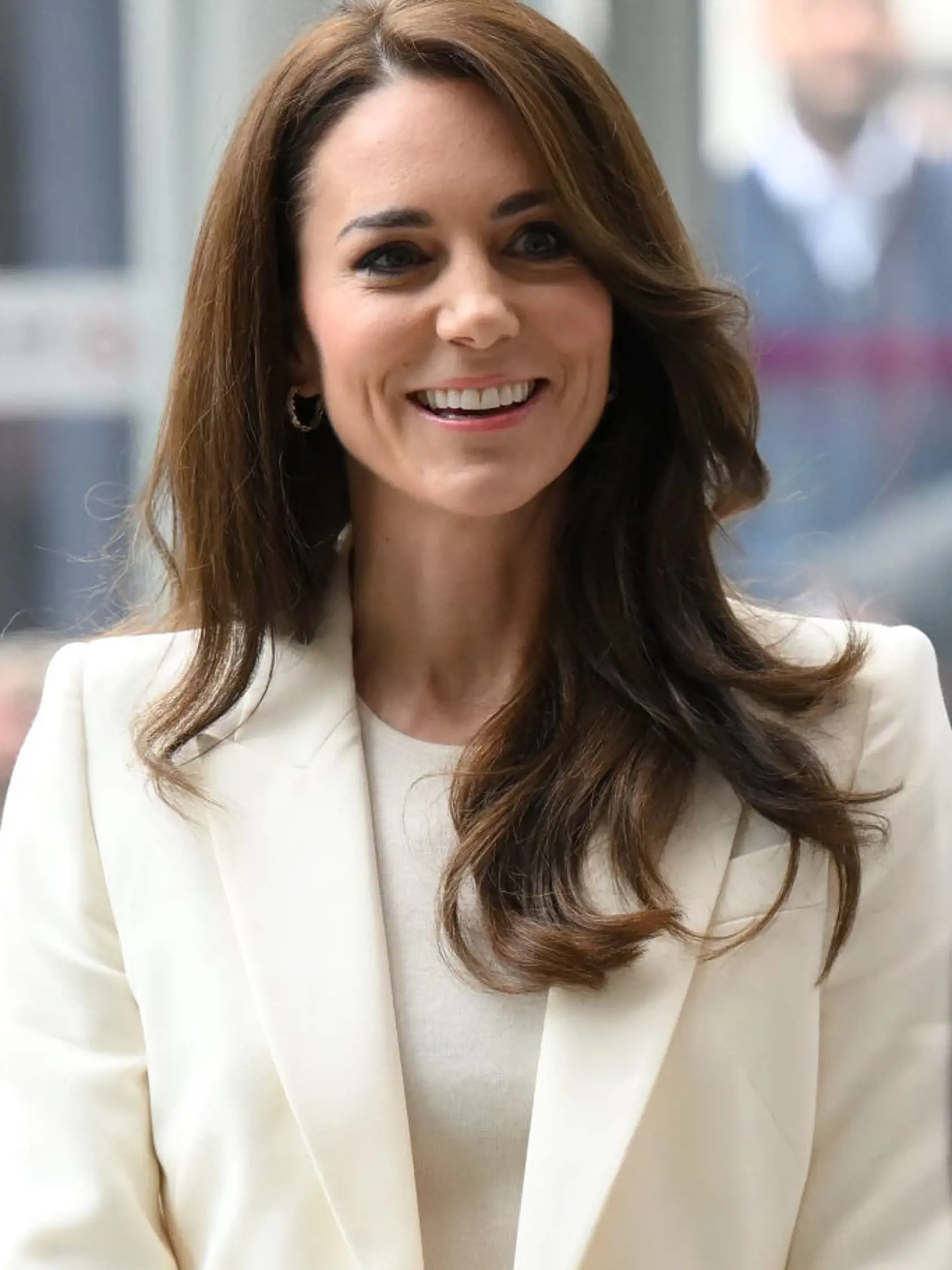 Princezná Kate v saku, ktoré vzbudilo rozruch.