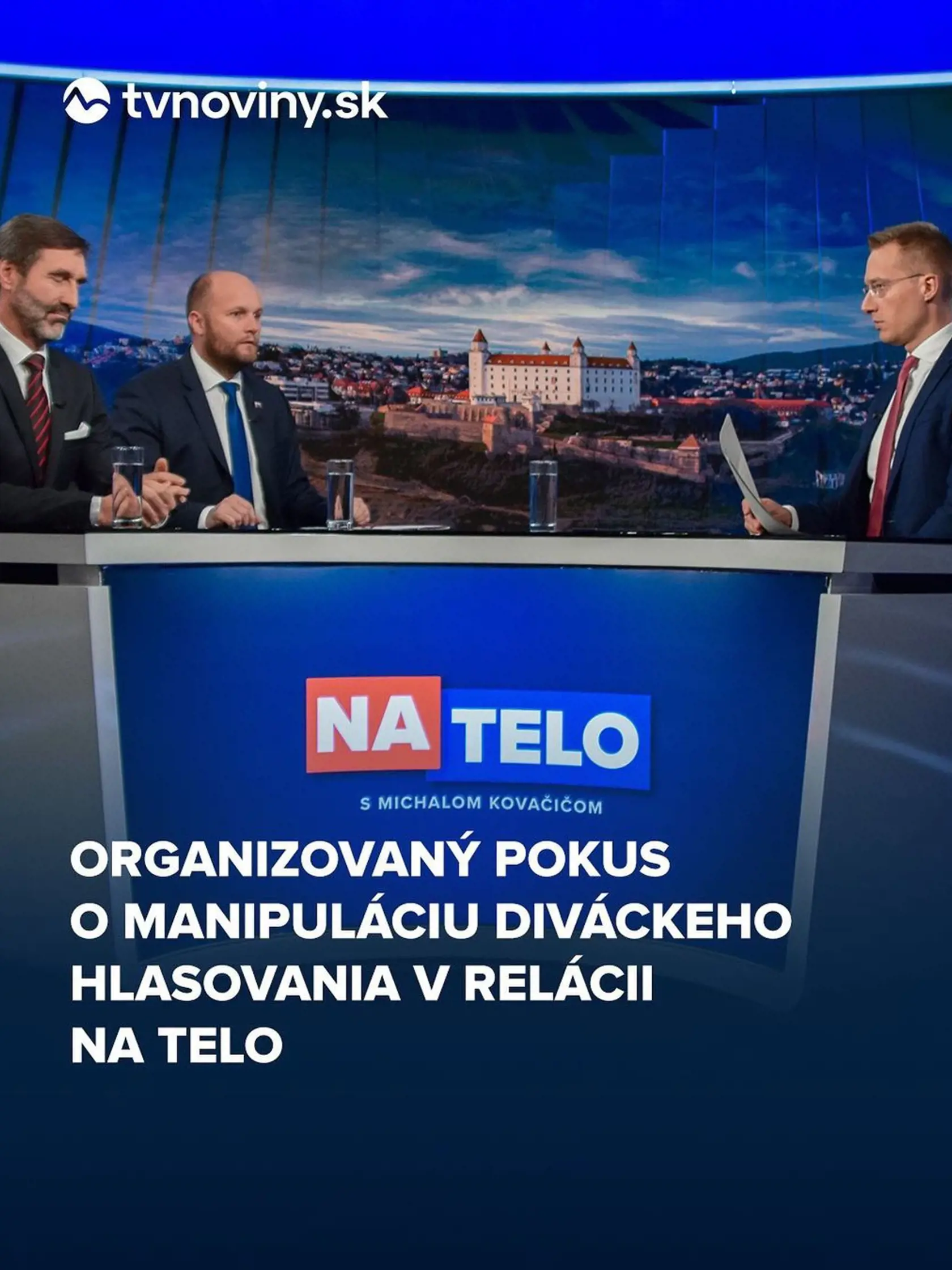 Hosťami poslednej relácie boli poverený minister obrany Jaroslav Naď (OĽaNO) a podpredseda Smeru-SD Juraj Blanár.