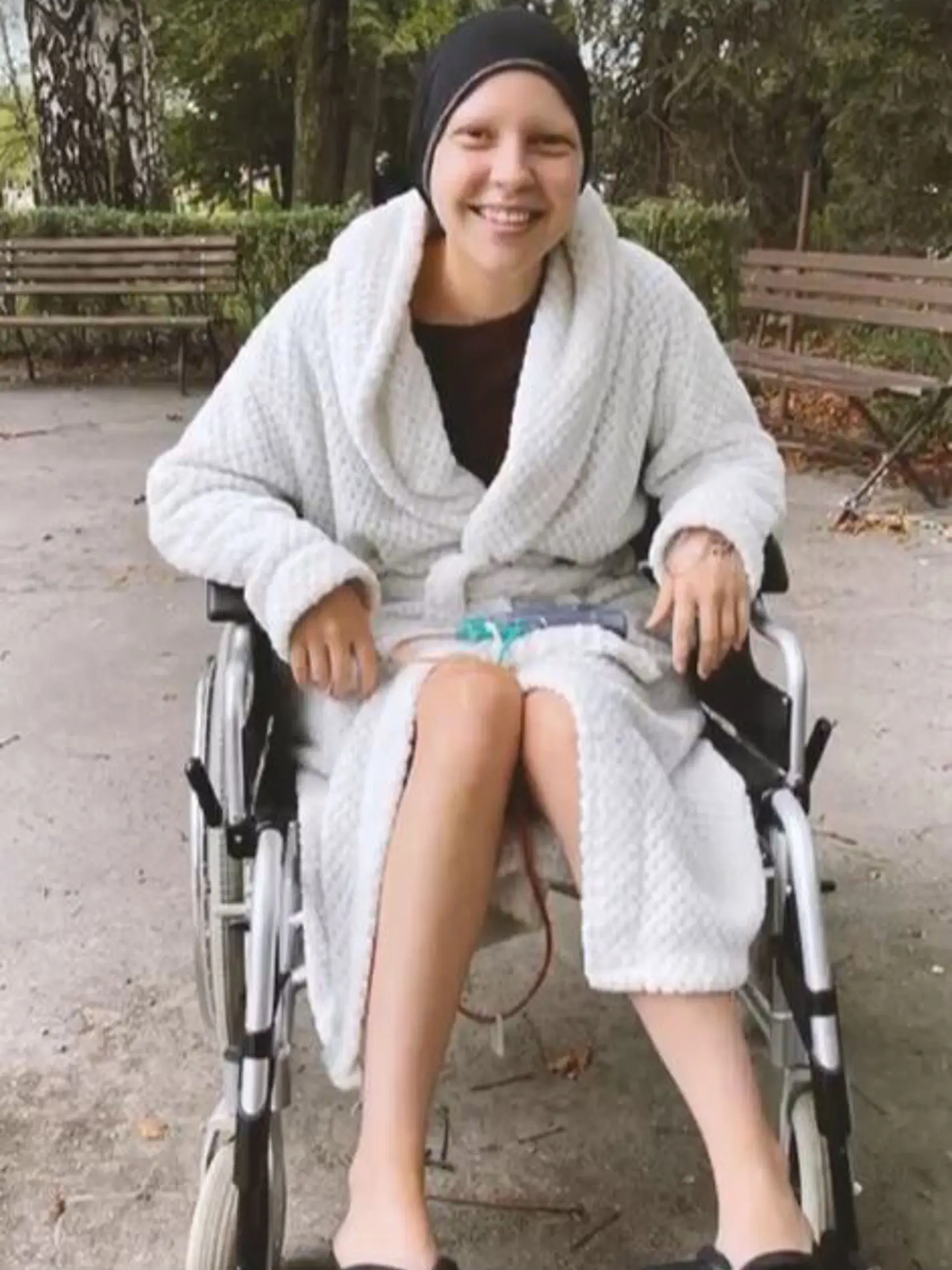 Patrícia Janečková po náročnej mastektómii.