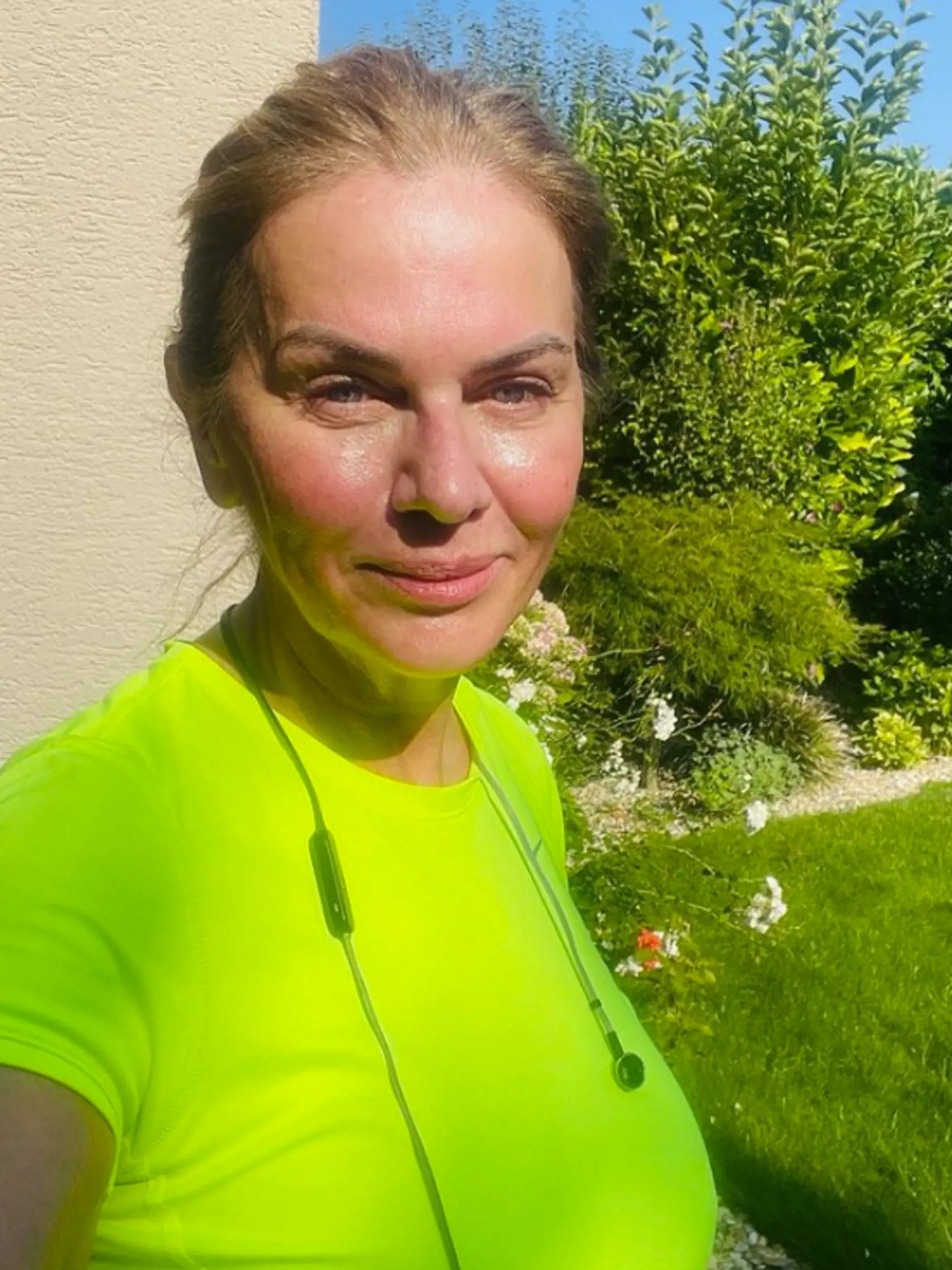 Monika Beňová sa nebráni zverejňovať ani takéto fotografie. Práve odbehla 7 km...