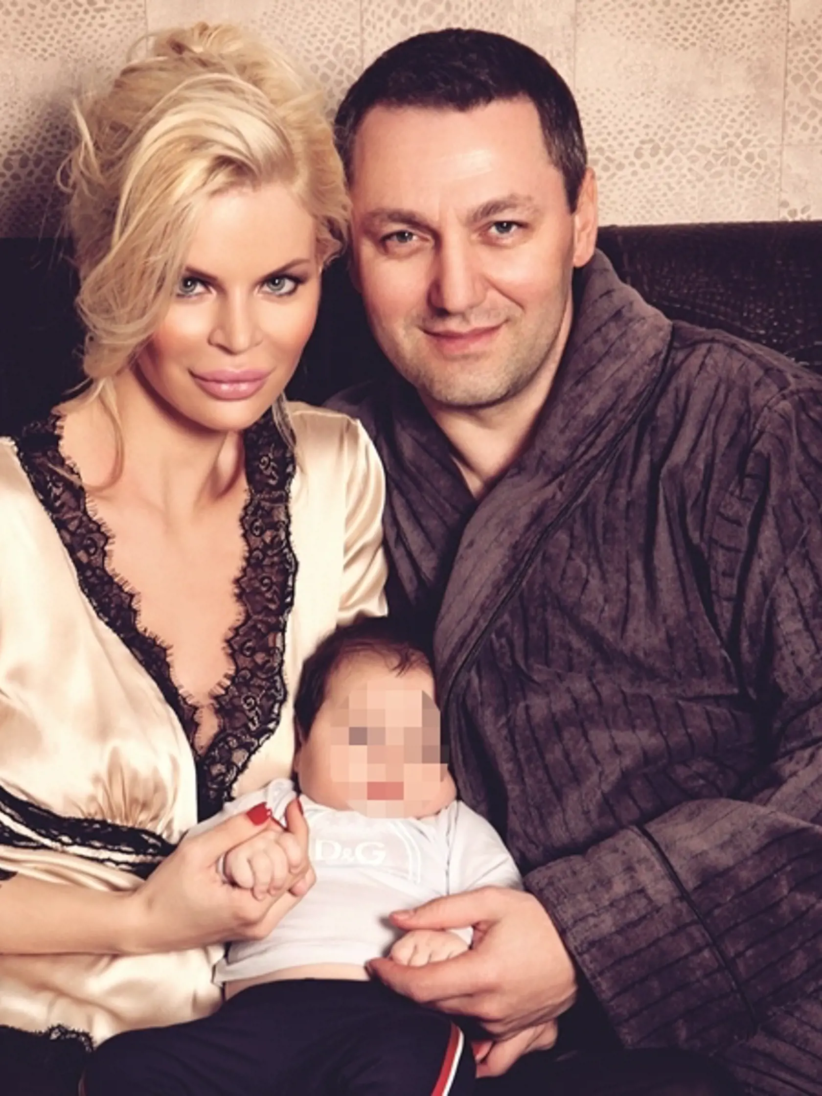 Spokojná rodina: Sergej Kucherenko našiel šťastie po boku modelky Silvie, majú spolu syna Alexandra Marcusa.