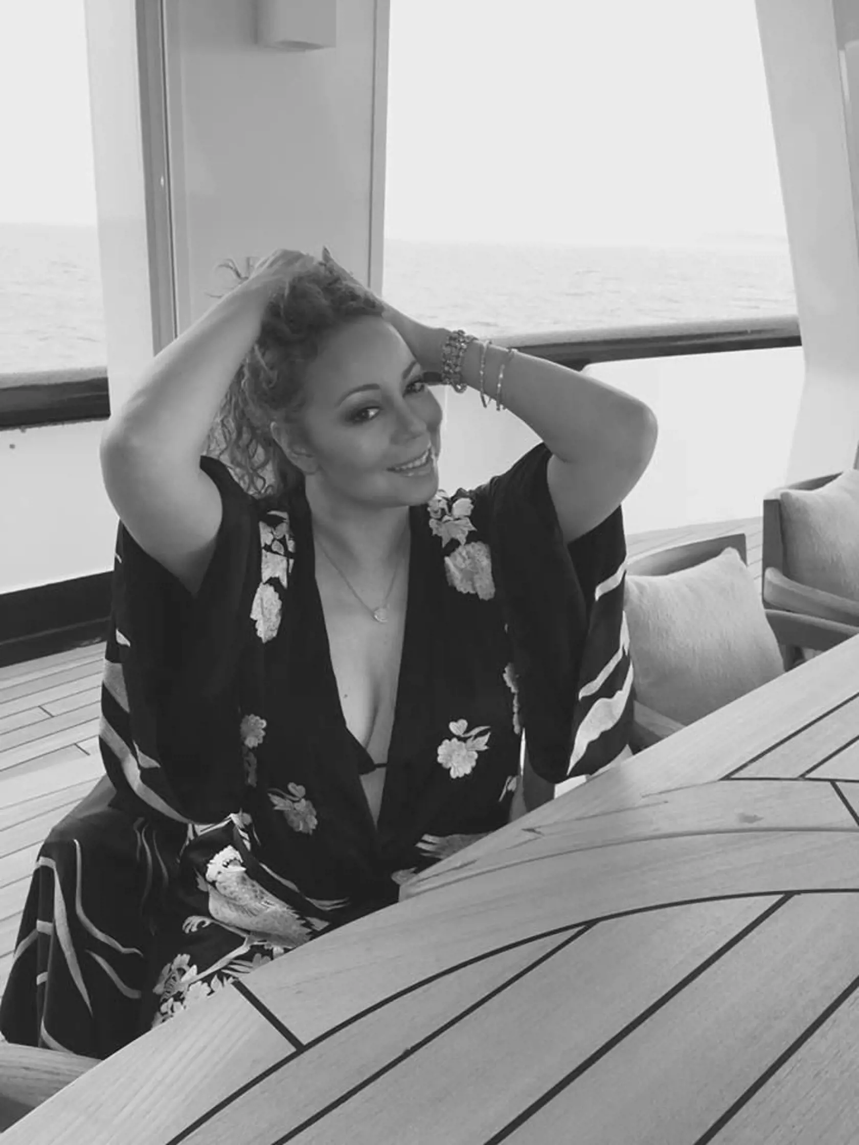 Mariah sa s fotkami podelila na svojom Facebooku.