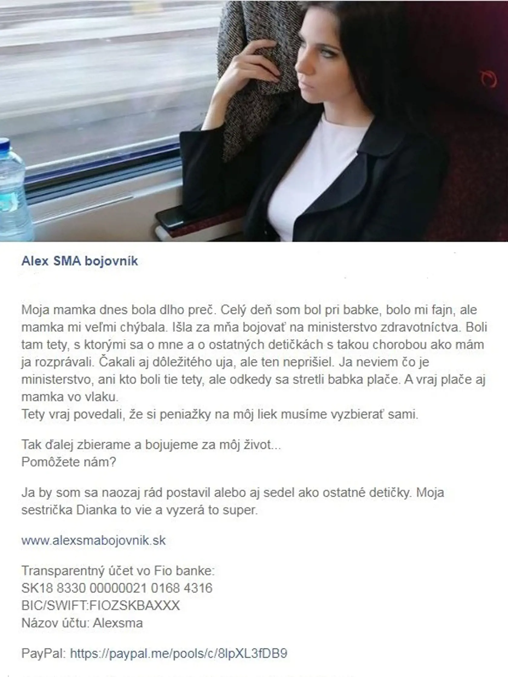 Monika Brdárska cestou do Košíc zo stretnutia v Bratislave, pri jej fotografii na sociálnej sieti sa objavil tento smutný komentár.