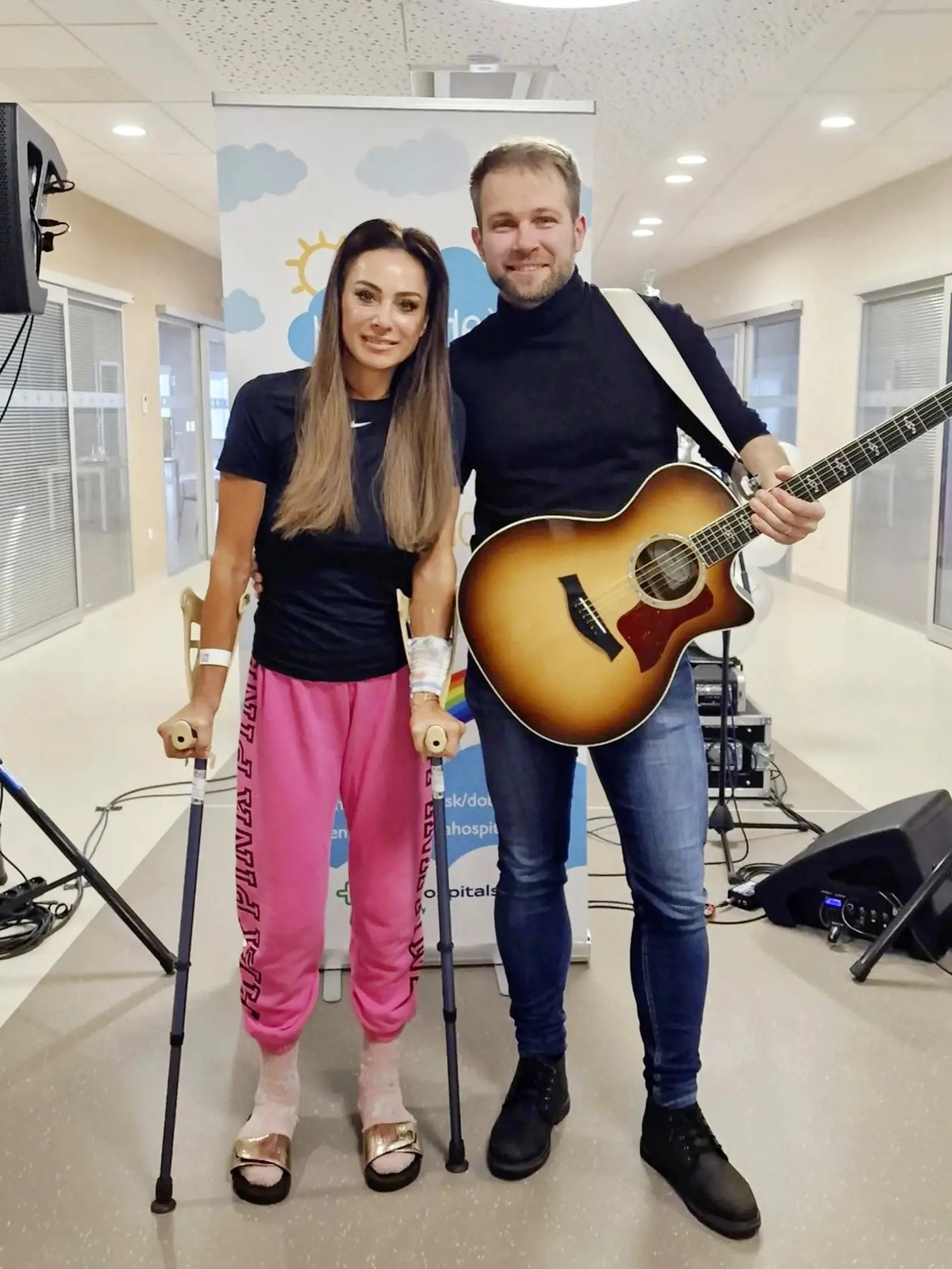 V nemocnici náhodne stretla Tomáša Bezdedu, ambasádora projektu Krajší deň. 