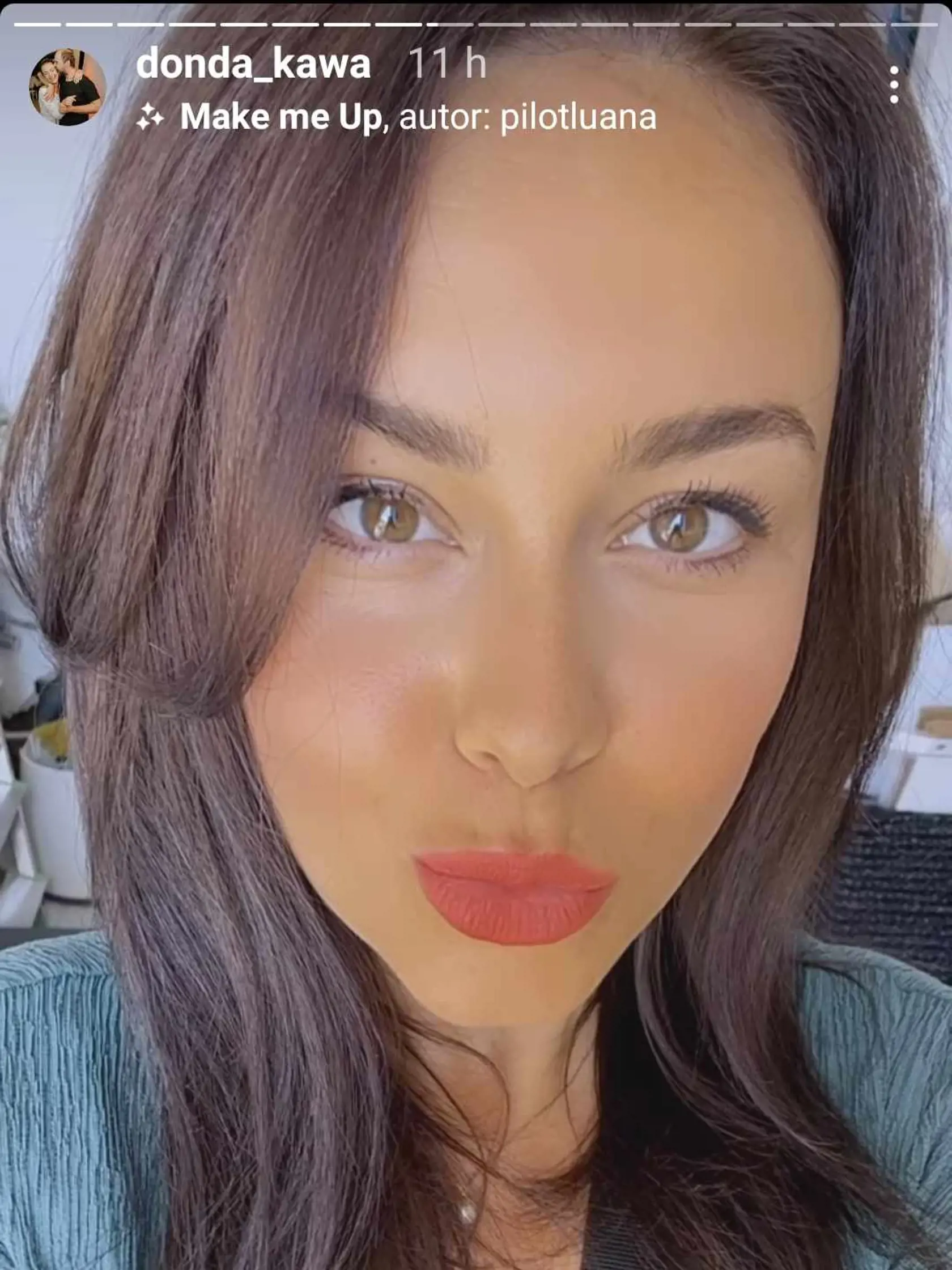 Dominika s novými vlasmi.
