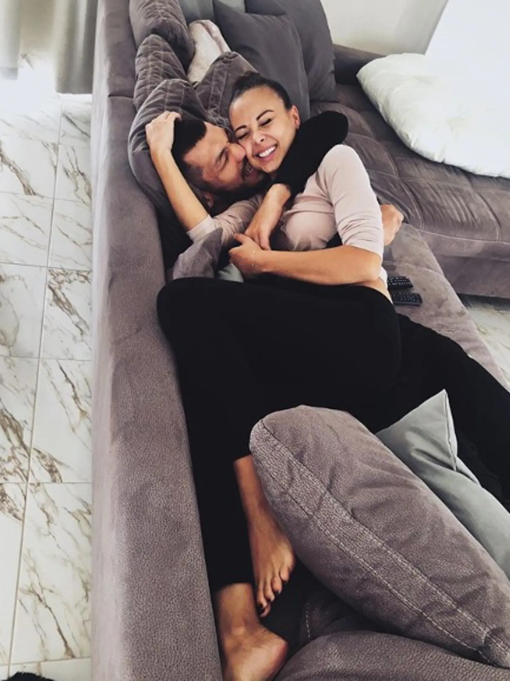 Monika Bagárová a jej partner, MMA zápasník Makhmud Muradov 