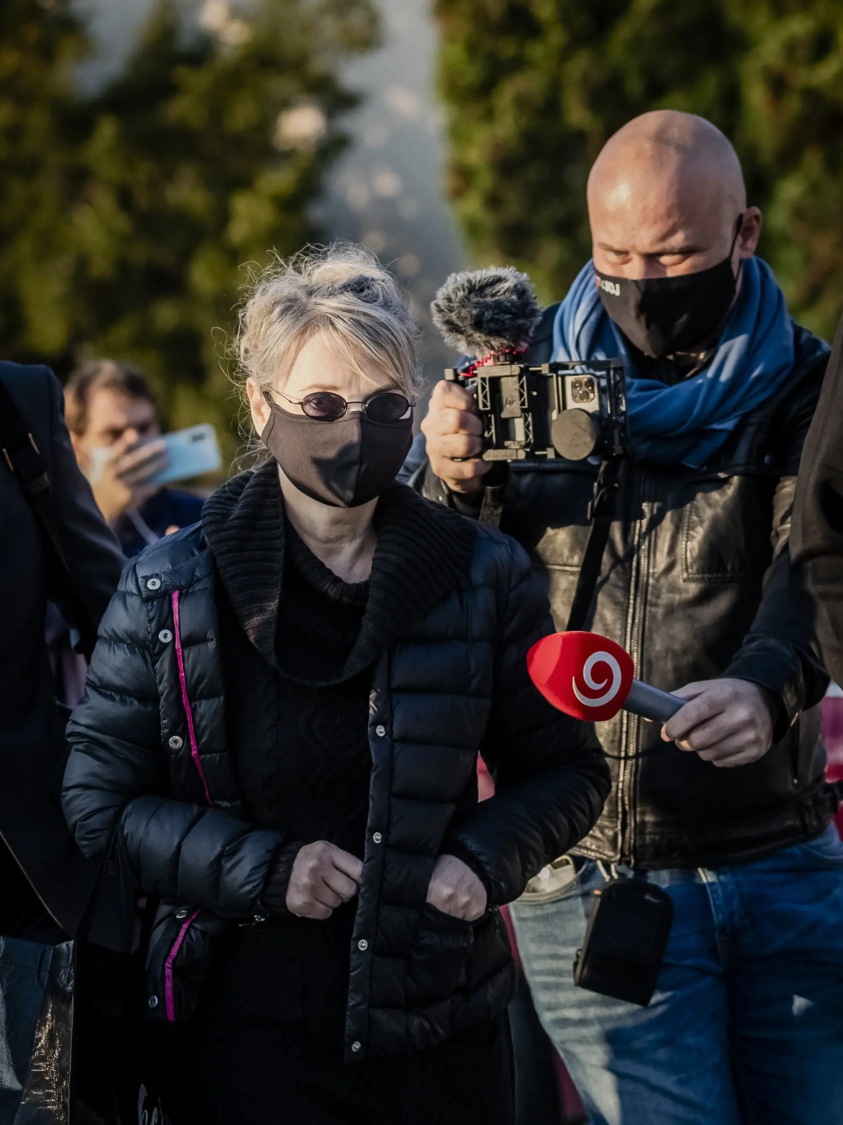 V budove Národnej kriminálnej agentúry v Nitre prebiehajú výsluchy zadržaných osôb v rámci akcie Víchrica.Na snímke sudkyňa Okresného súdú Bratislava 1, Otília Doláková.