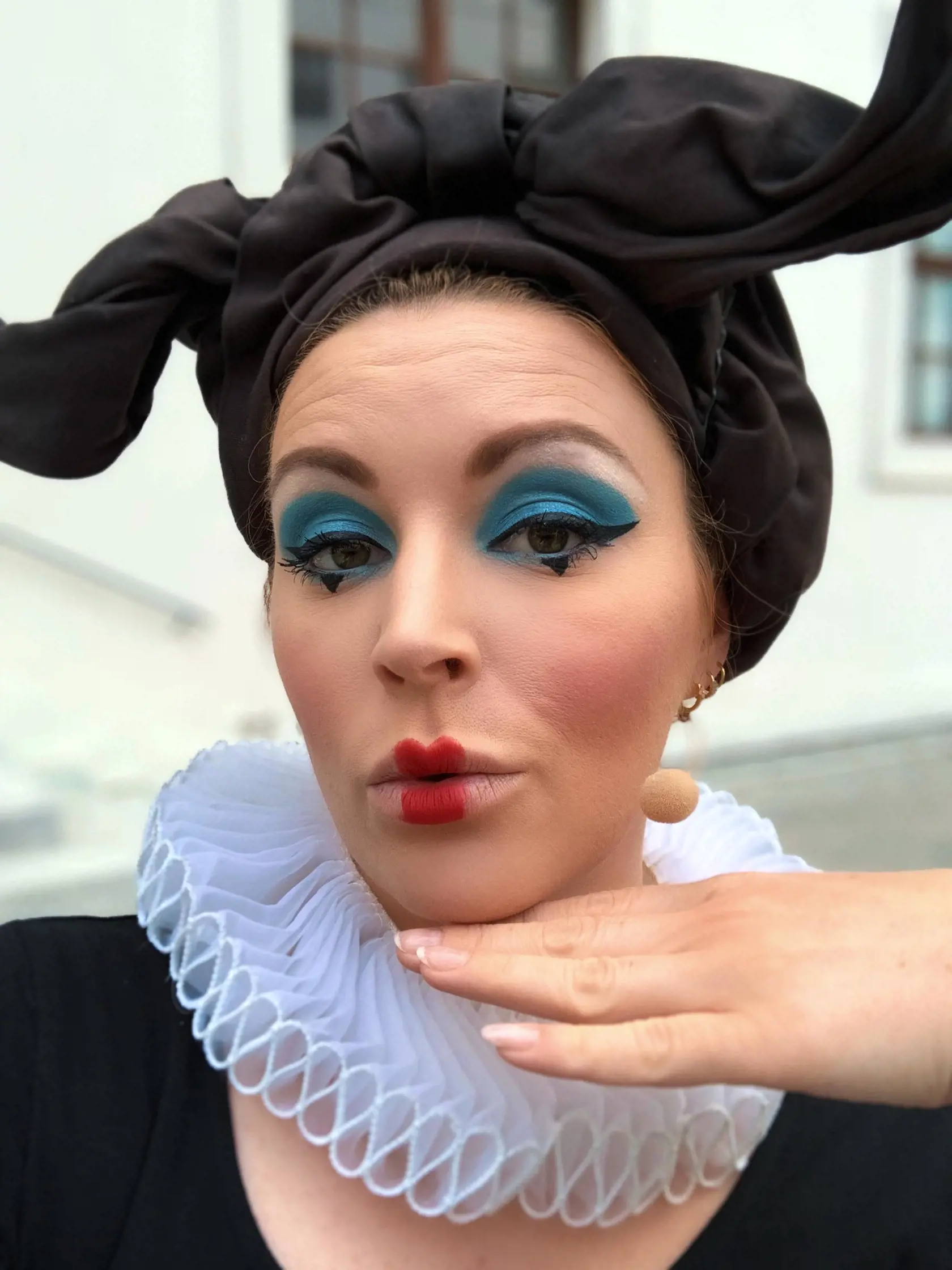 PRACOVNÝ FRMOL Barbora na divadelnej fotke zo shakespearovských slávností.