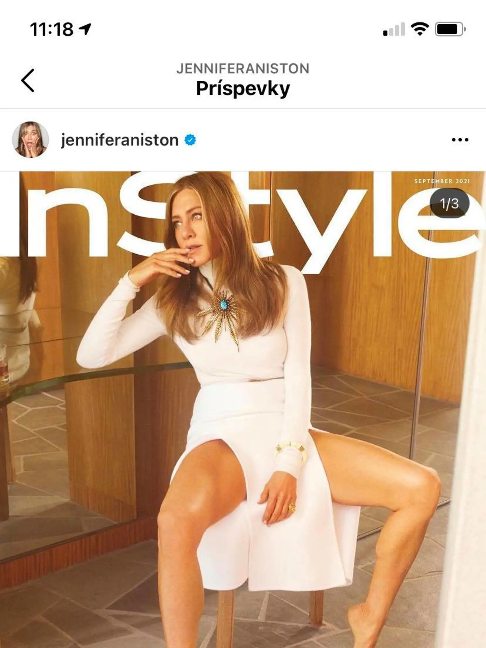 Hollywoodska herečka a hviezda seriálu Priatelia Jennifer Aniston, ktorá vo februári oslávila už svoje 52. narodeniny, snáď ani nestarne.