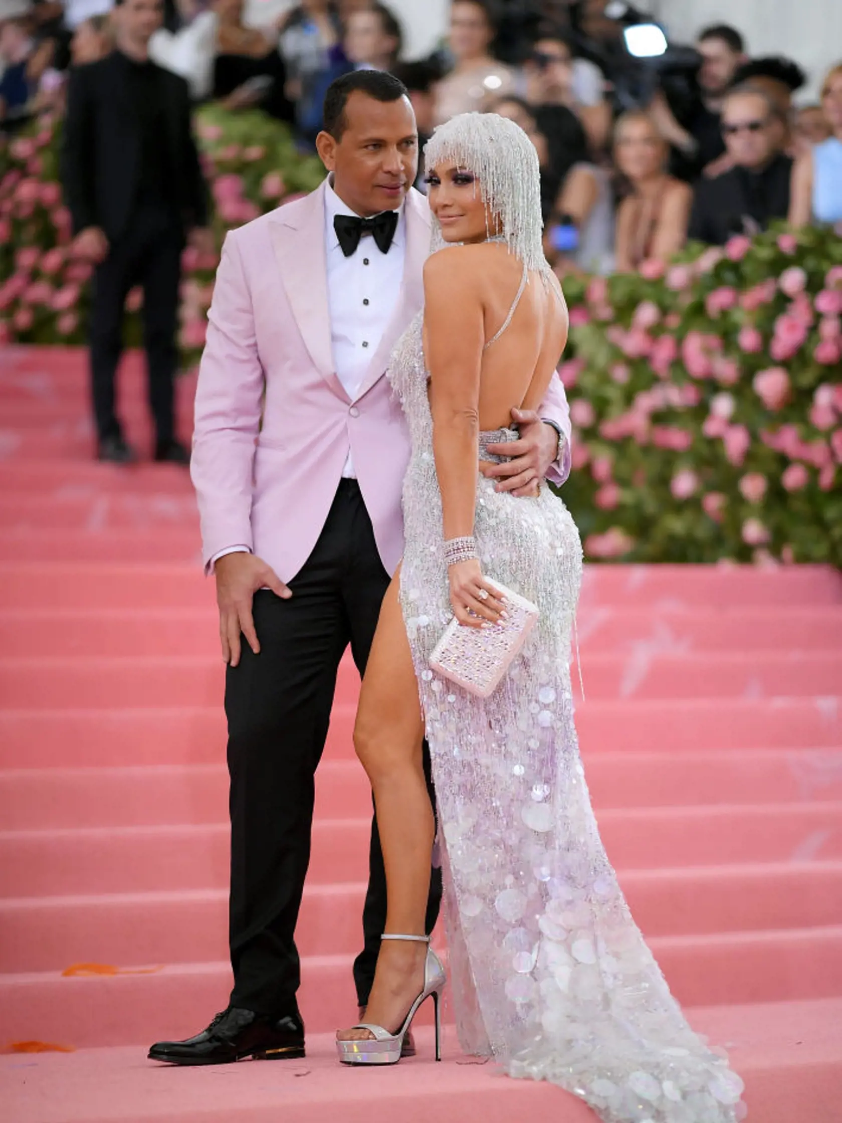 Jennifer Lopez so snúbencom Alexom Rodriguezom.