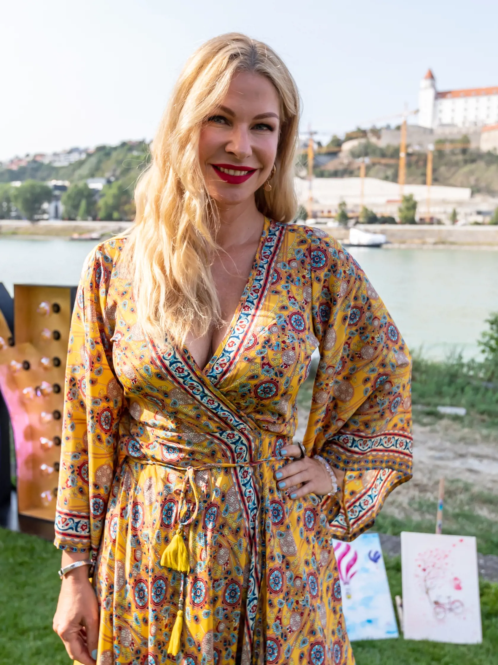 Narodeninová párty TV JOJ v reštaurácii Aušpic. Na snímke Katarína Jesenská.
