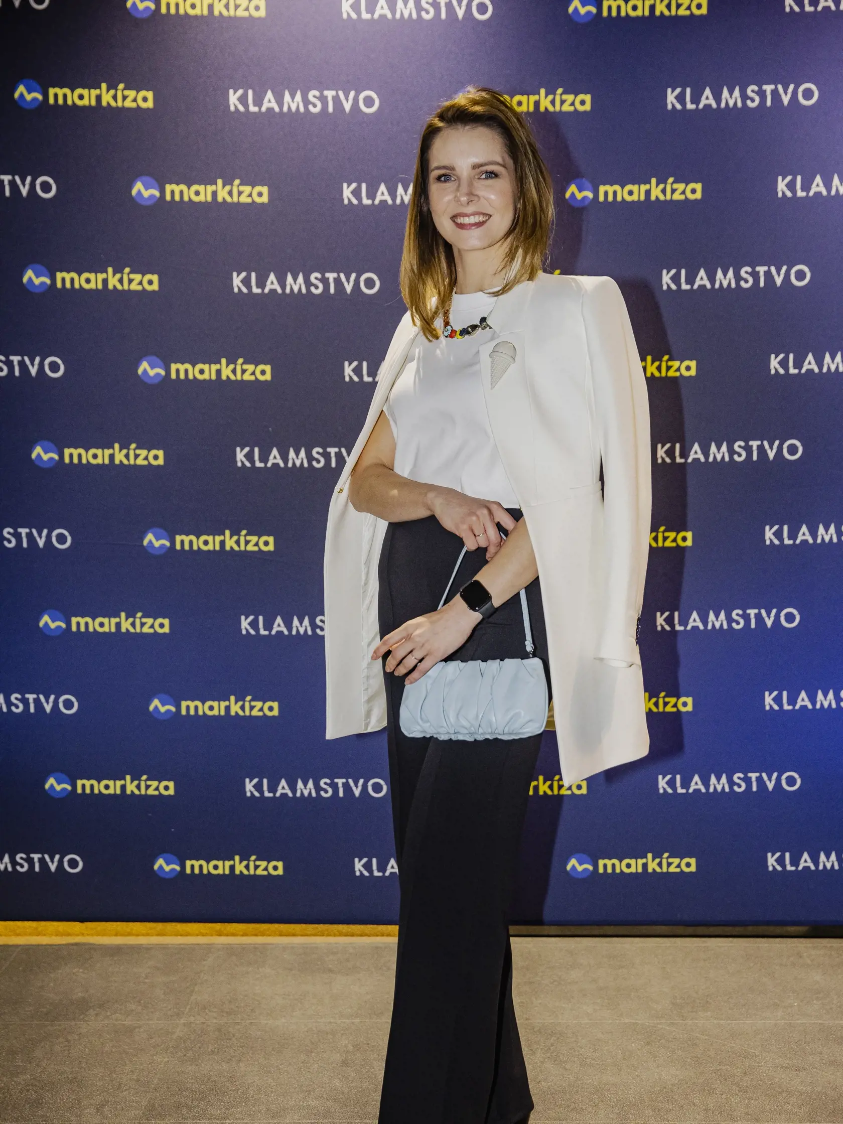 Na snímke Monika Horváthová počas premiéry nového seriálu TV Markíza, Klamstvo.