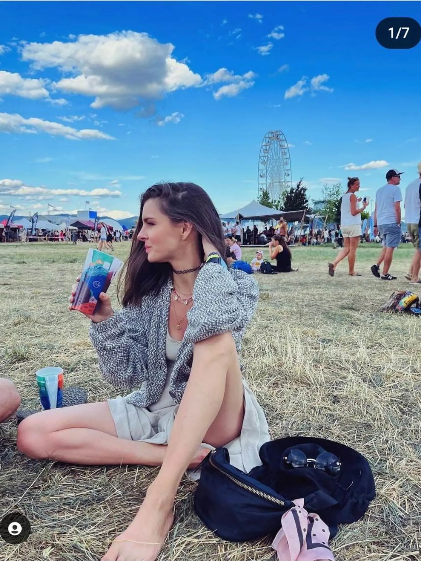 Monika Horváthová na festivale Pohoda.