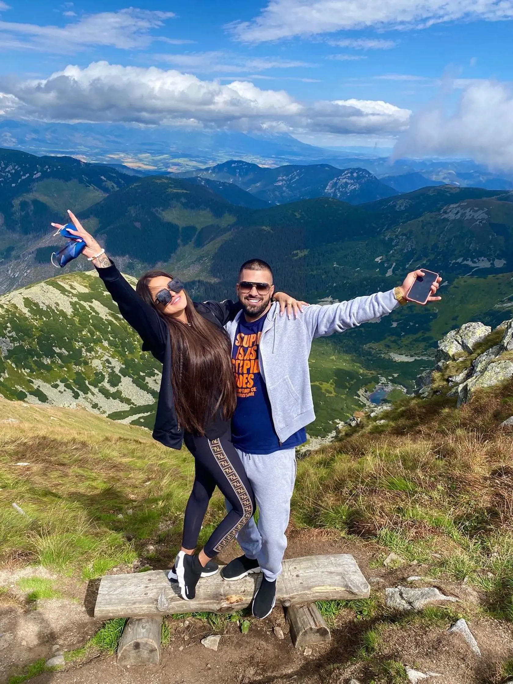 Zuzana a René na Chopku.