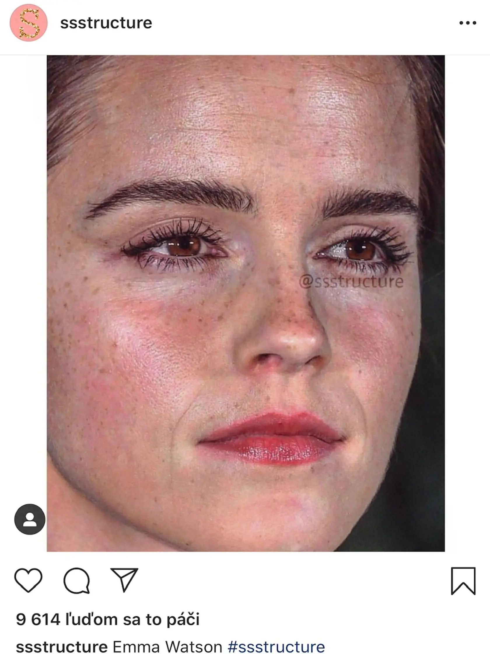 Hermiona, teda herečka Emma Watson.
