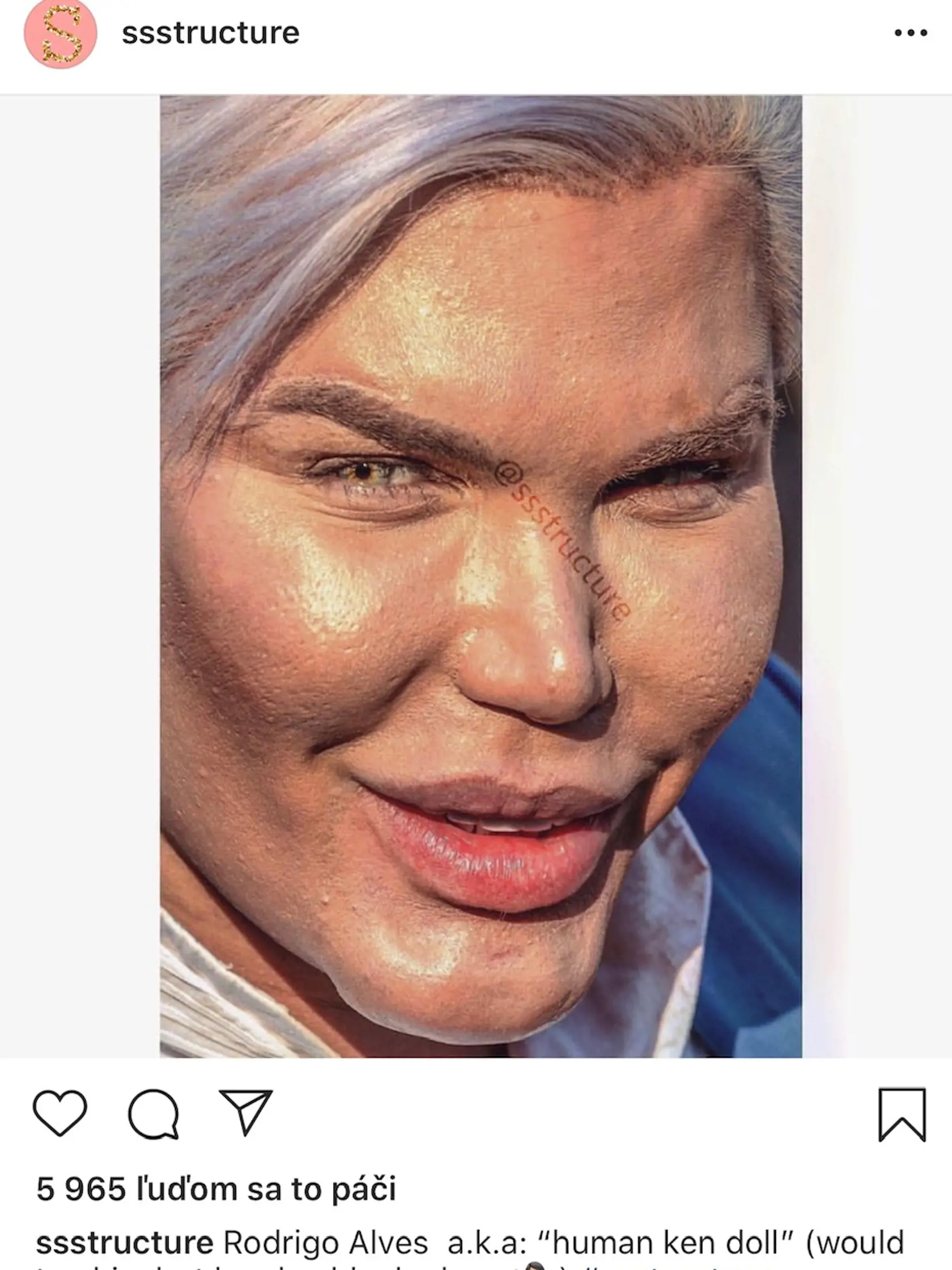 Živý Ken po druhýkrát.