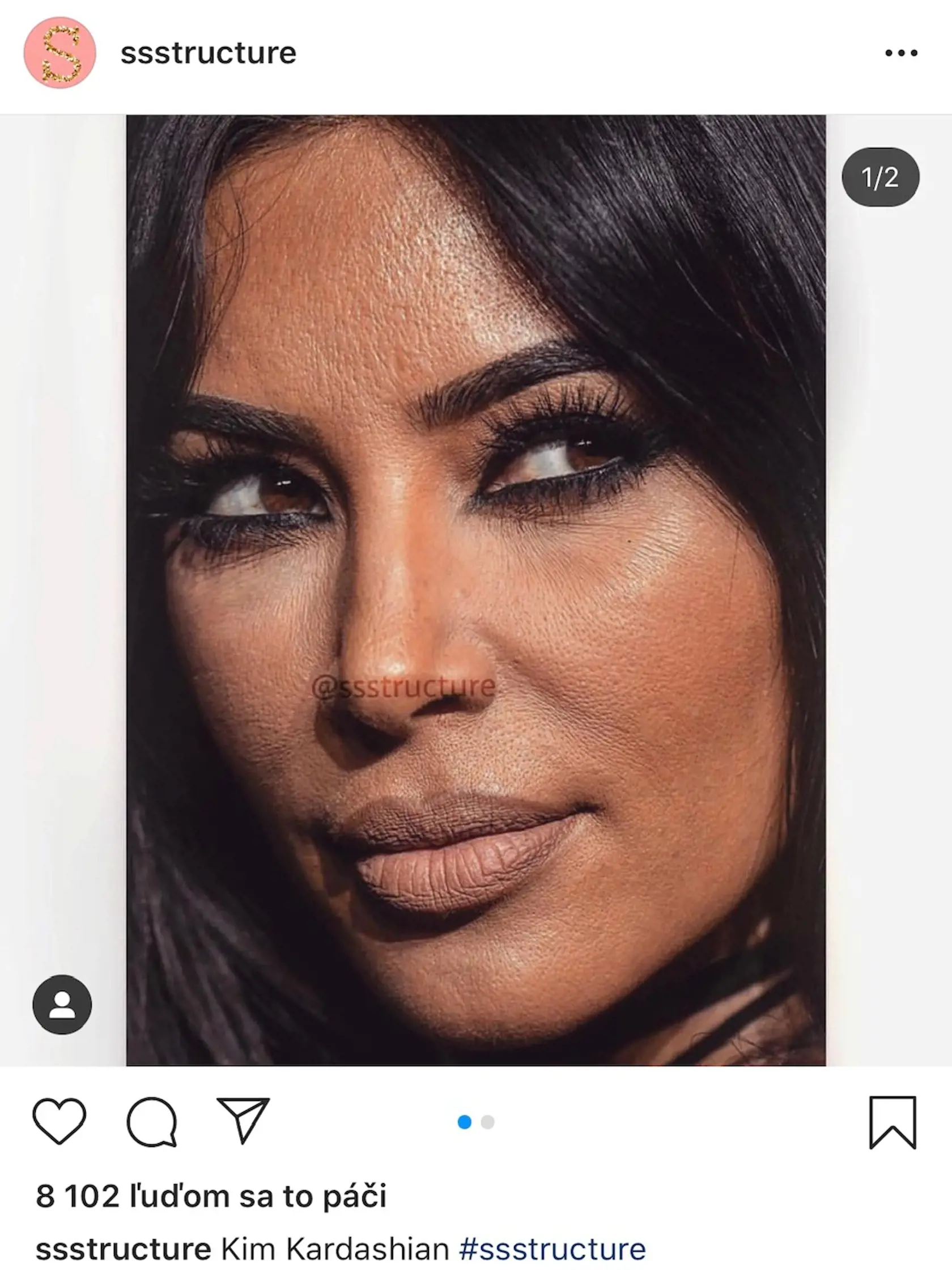 Večne dokonalá Kim Kardashian by takúto foto zrejme ani nezverejnila, keby je to na nej...