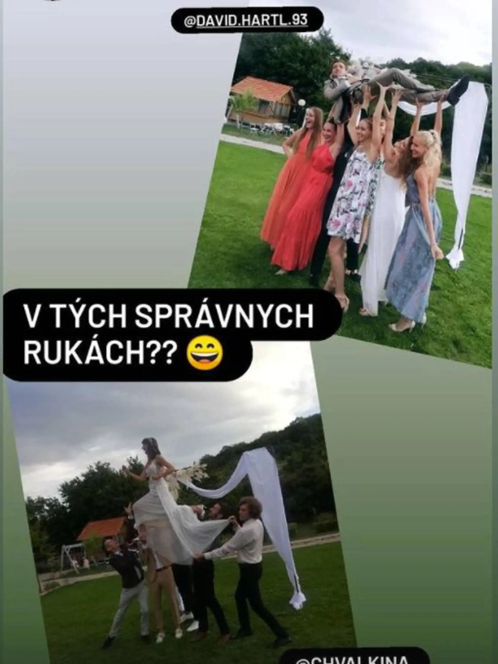 Herec David Hartl sa oženil. Manželka mala nádherné šaty.
