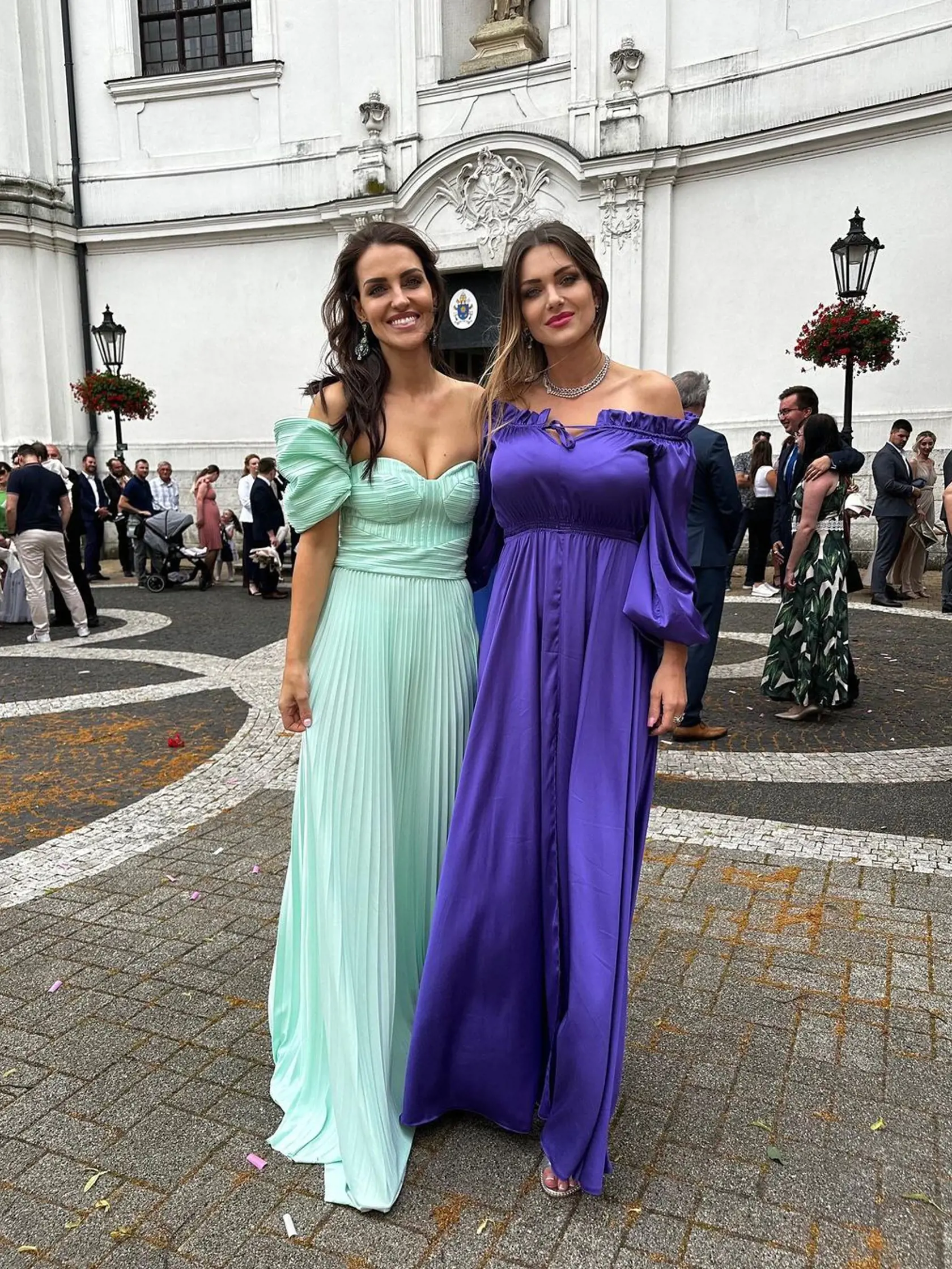 Martina Schindlerová na svadbe svojho brata.