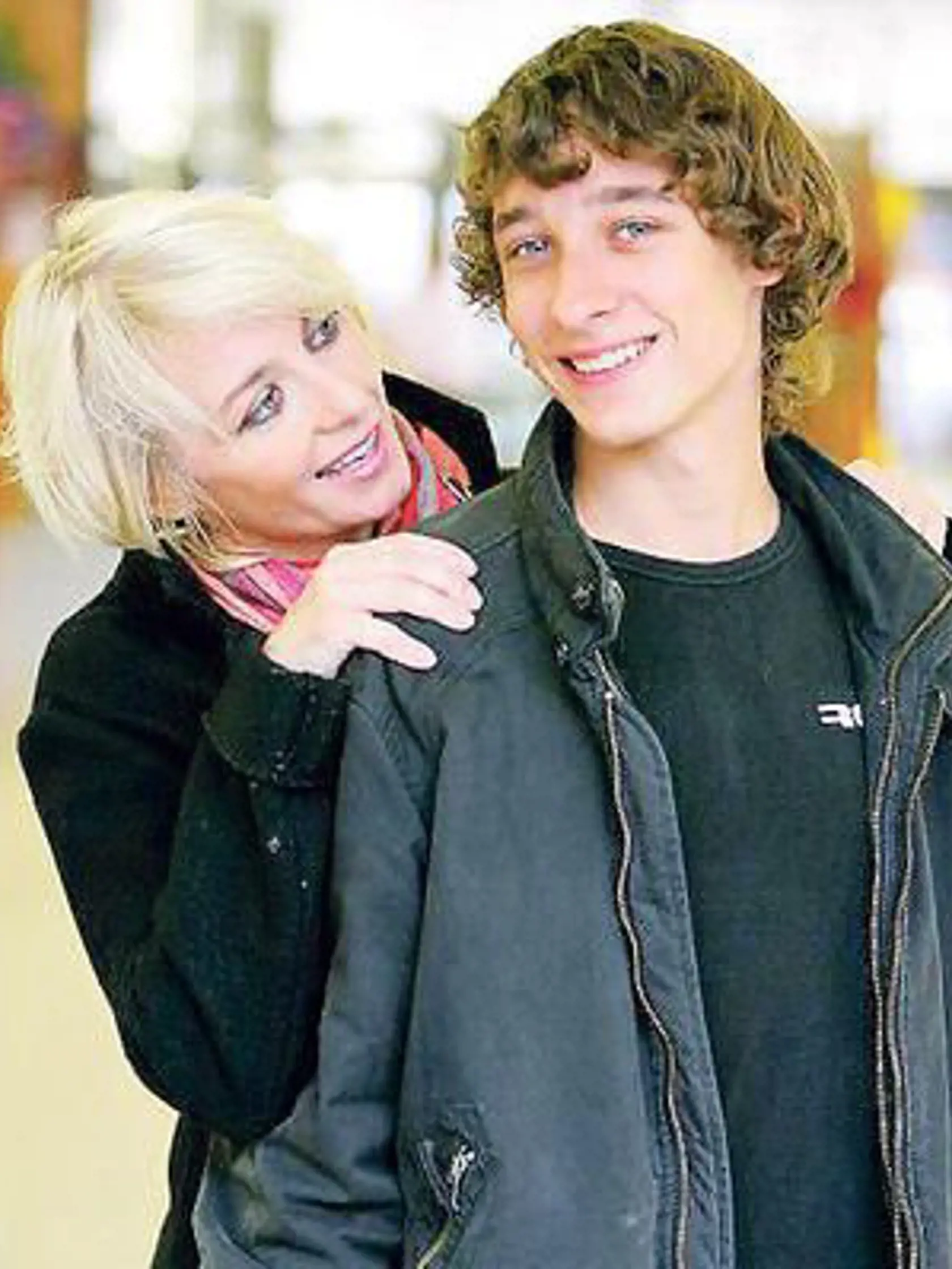 Veronika Žilková s Adoptovaným synom Honzom. Ani