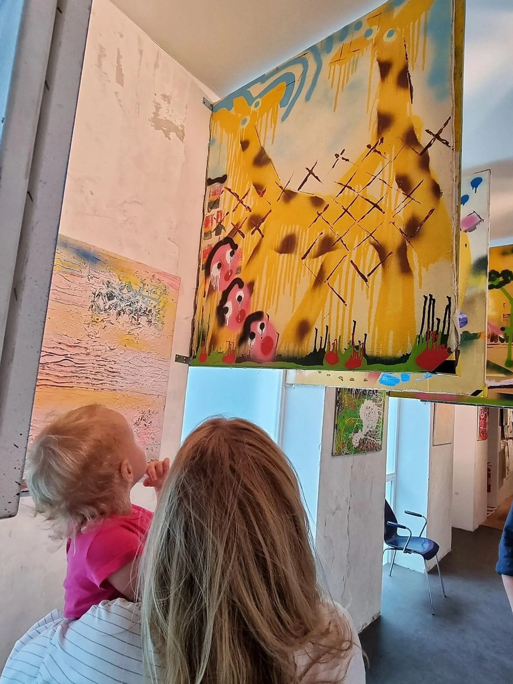 Spomínaná výstava, na ktorú Cifrovci prepožičali svoj obraz. Dnes visí v detskej izbe ich dcérky.