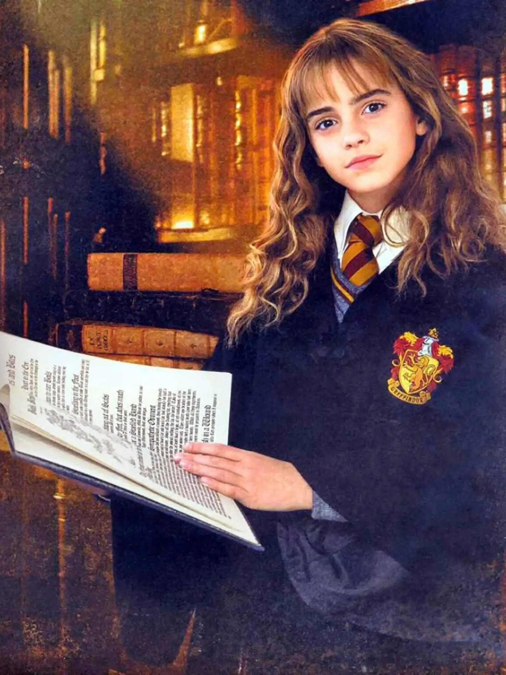 Ako Hermiona v Harrym Potterovi.