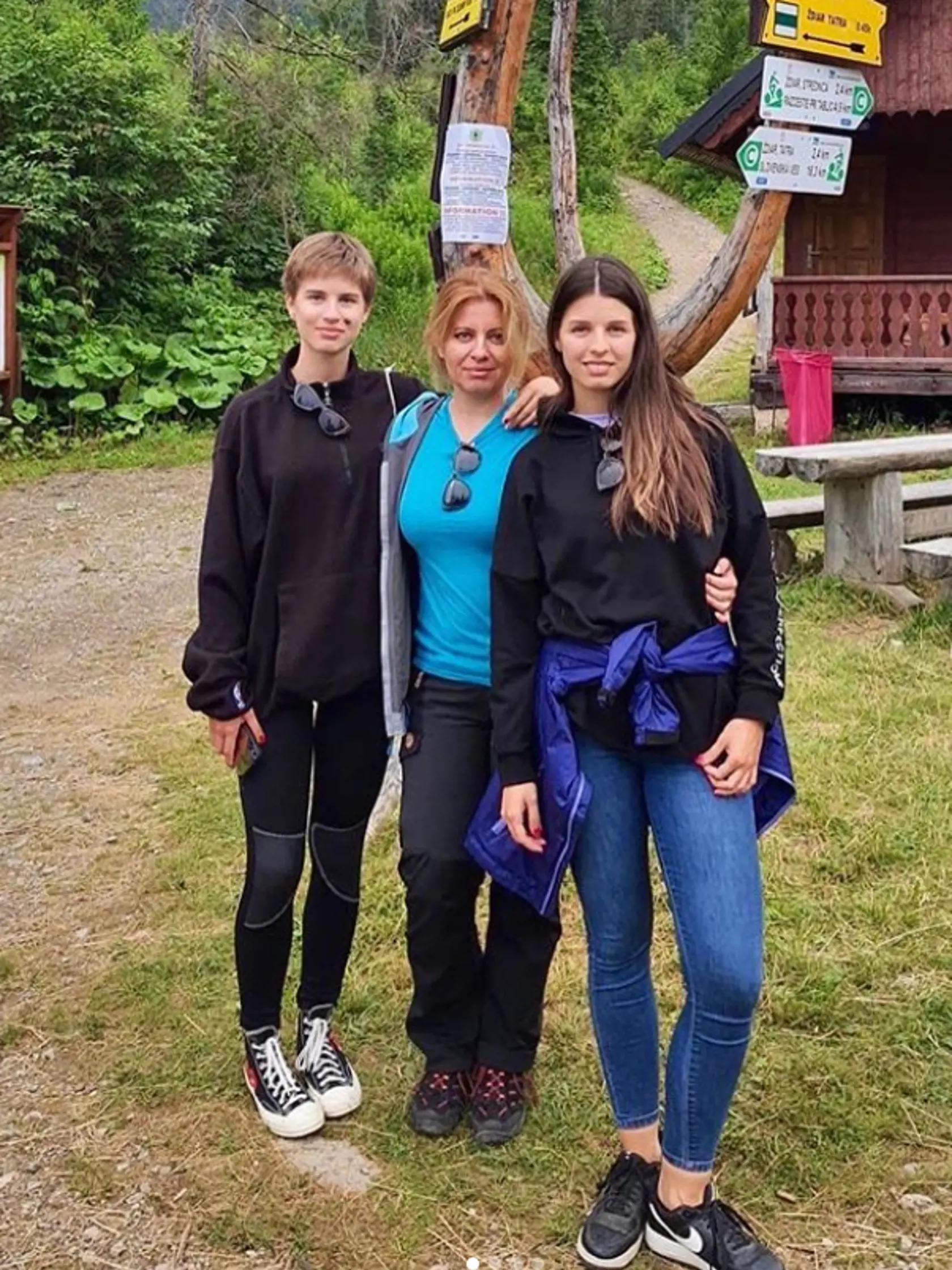 Zuzana Čaputová na dovolenke v Tatrách.