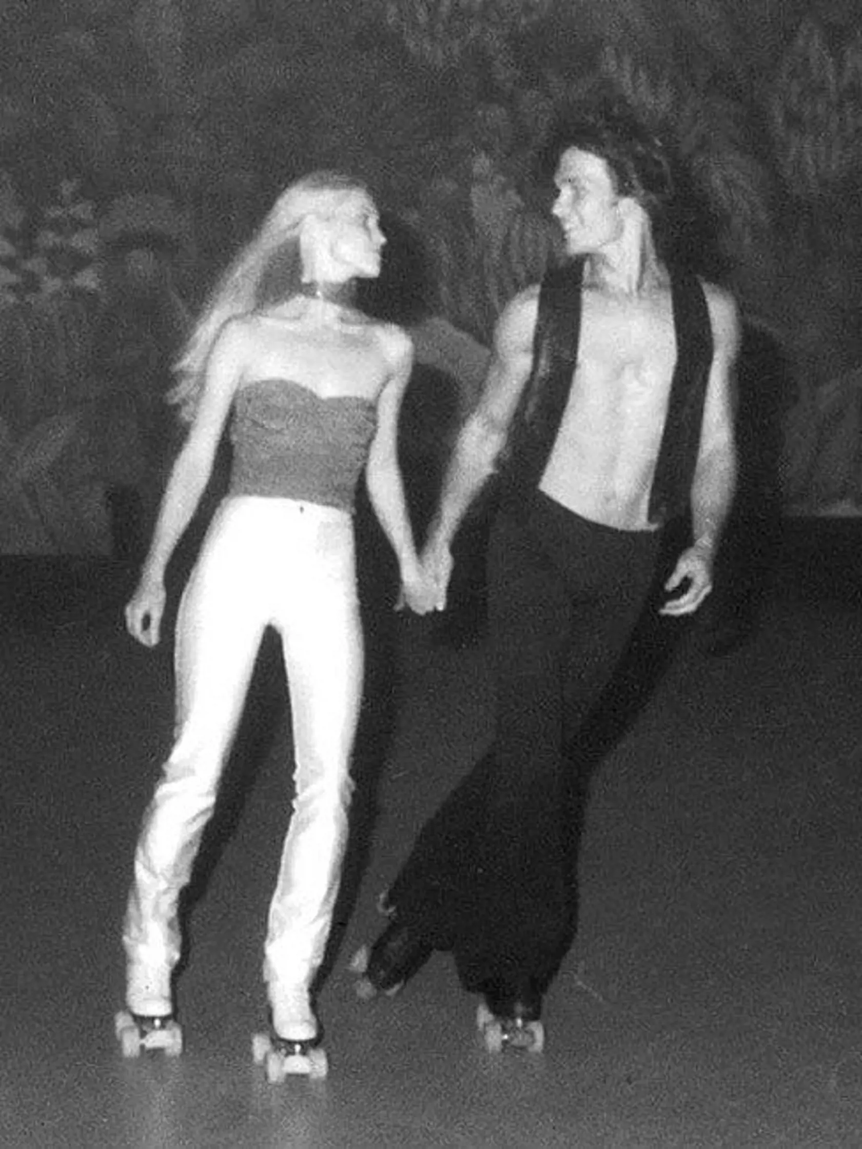 Patrick Swayze a Lisa Niemi na premiére filmu Skatedown v roku 1979.