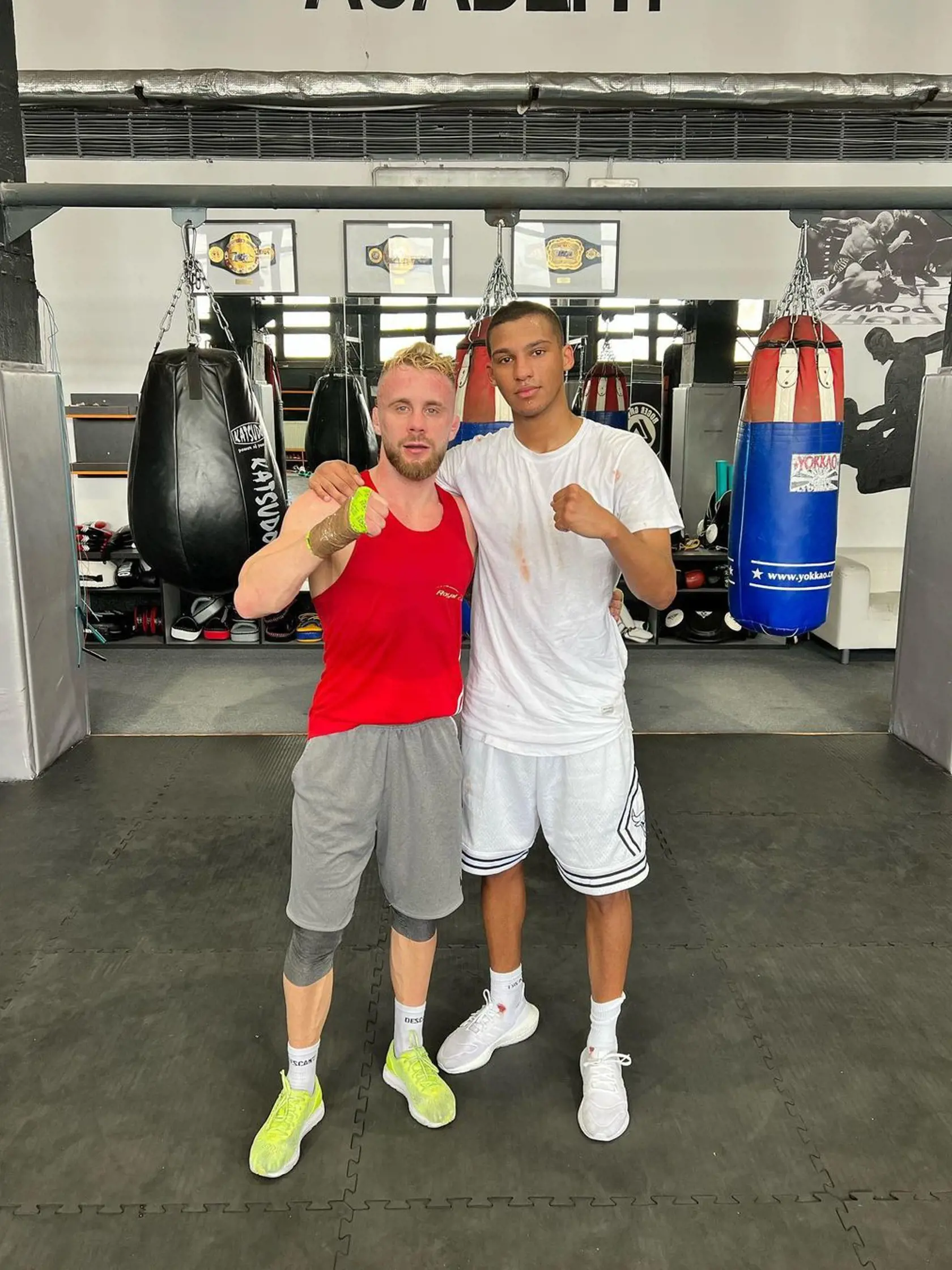 Matúš prijal výzvu zápasiť v boxe.