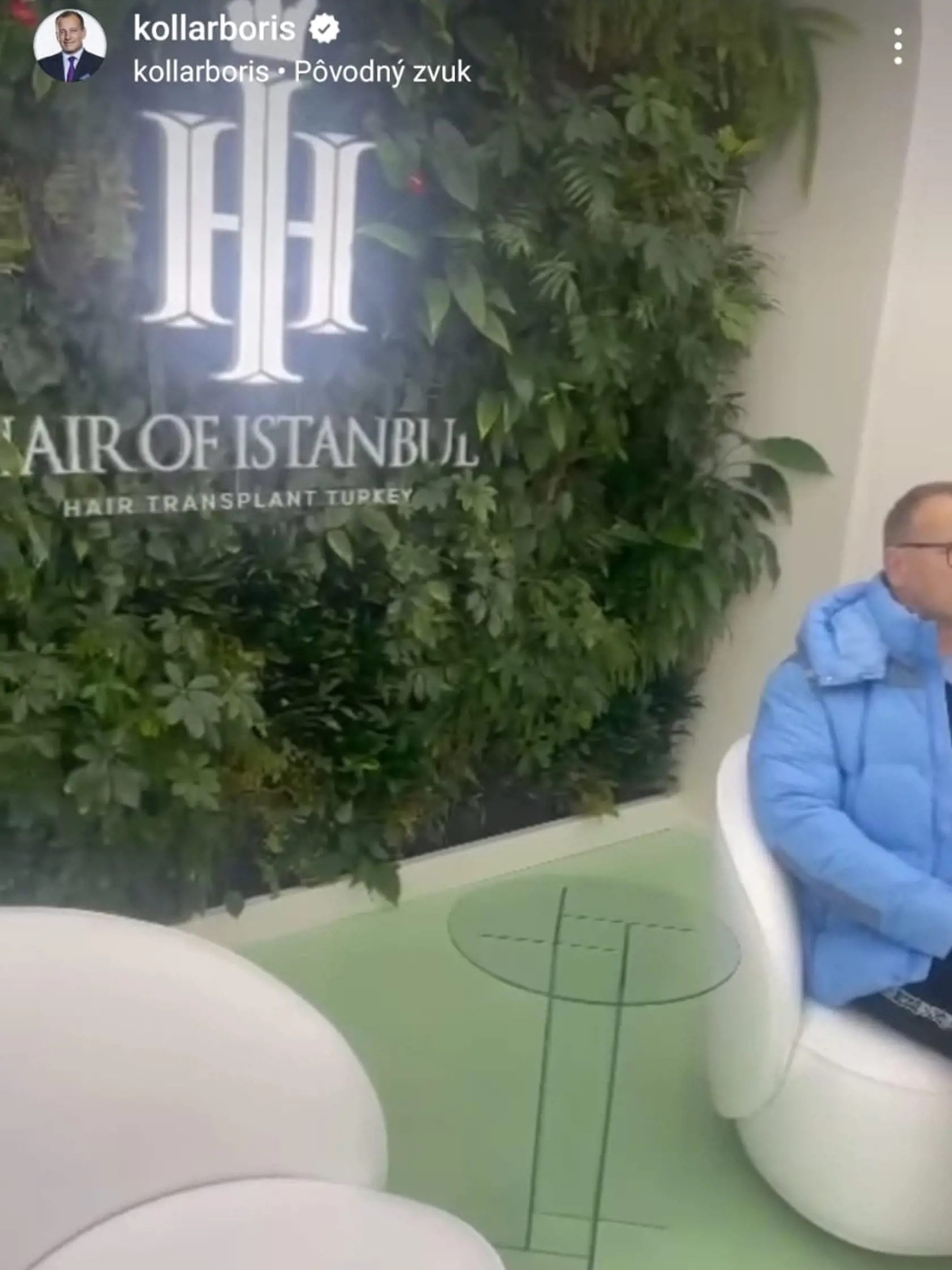 Boris Kollár v priestoroch luxusnej kliniky. Podľa vlastných slov z nej bol unesený.