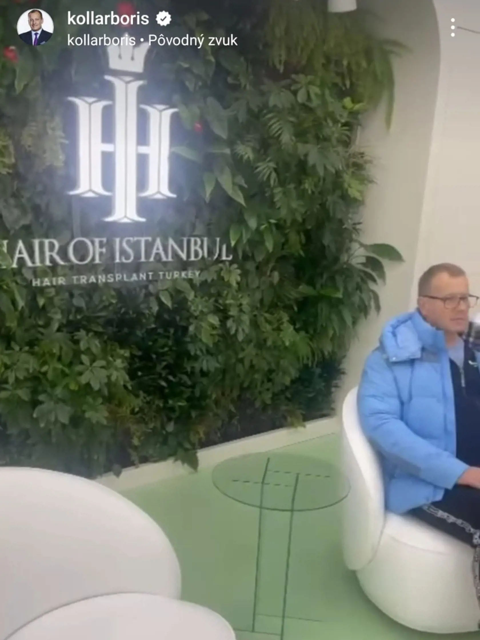 Boris Kollár v priestoroch luxusnej kliniky. Podľa vlastných slov z nej bol unesený.