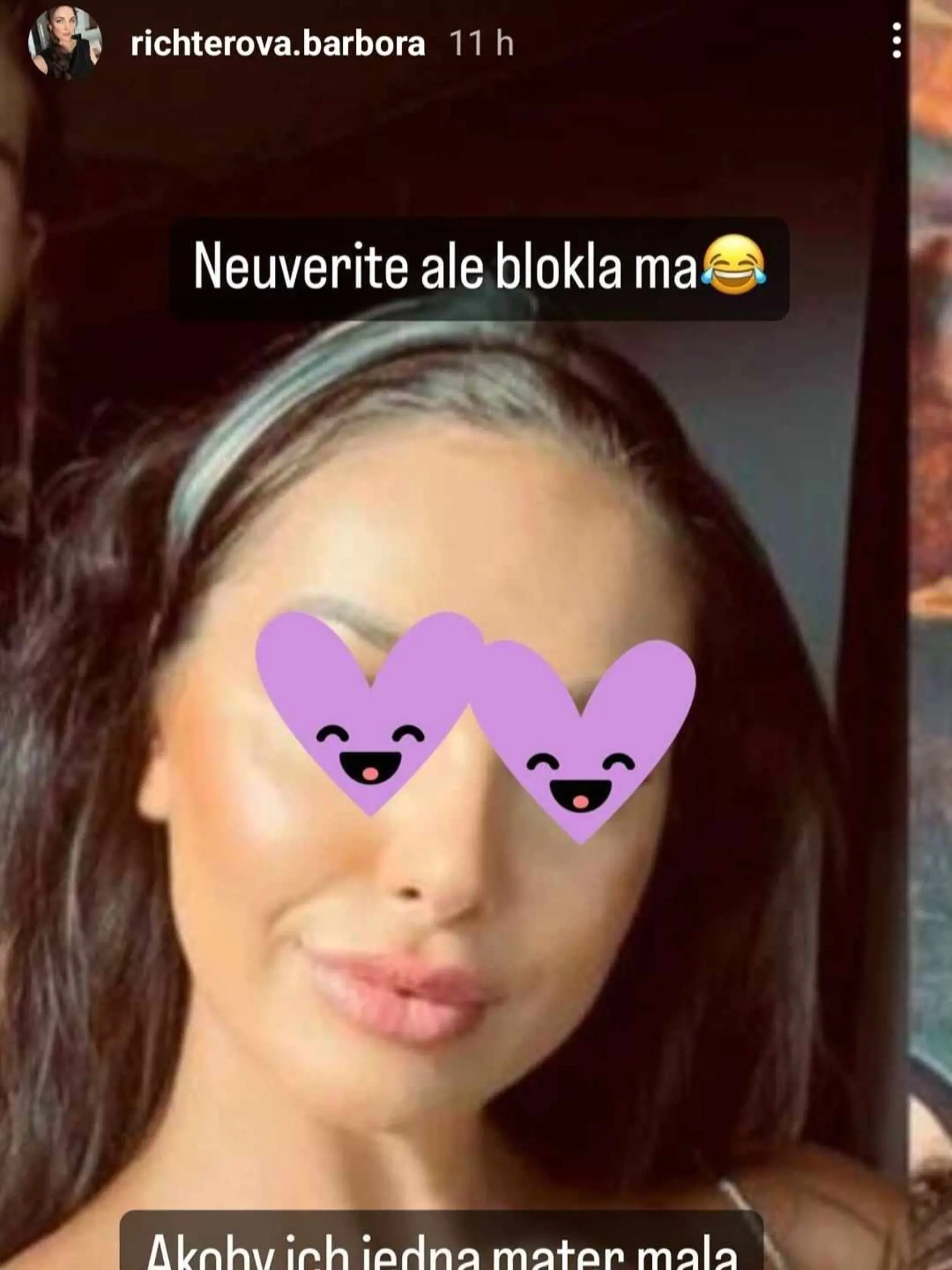 Vanessa je dnes bruneta.