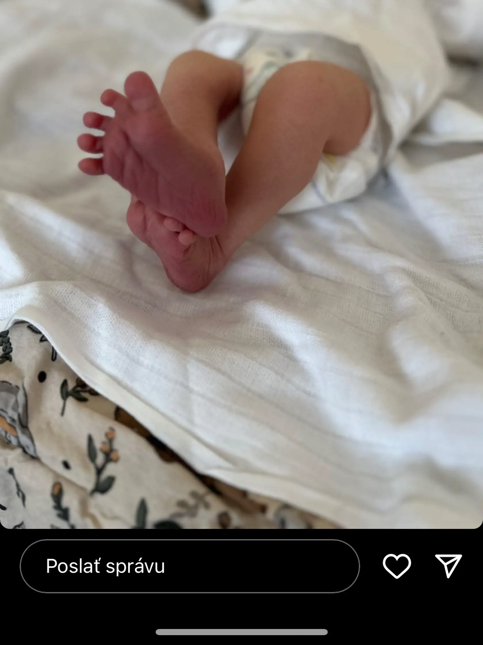 "Zamilovala som sa. A myslím, že bude to láska na celý život," napísala 9. septembra k fotke batoľaťa mama Vanessy.