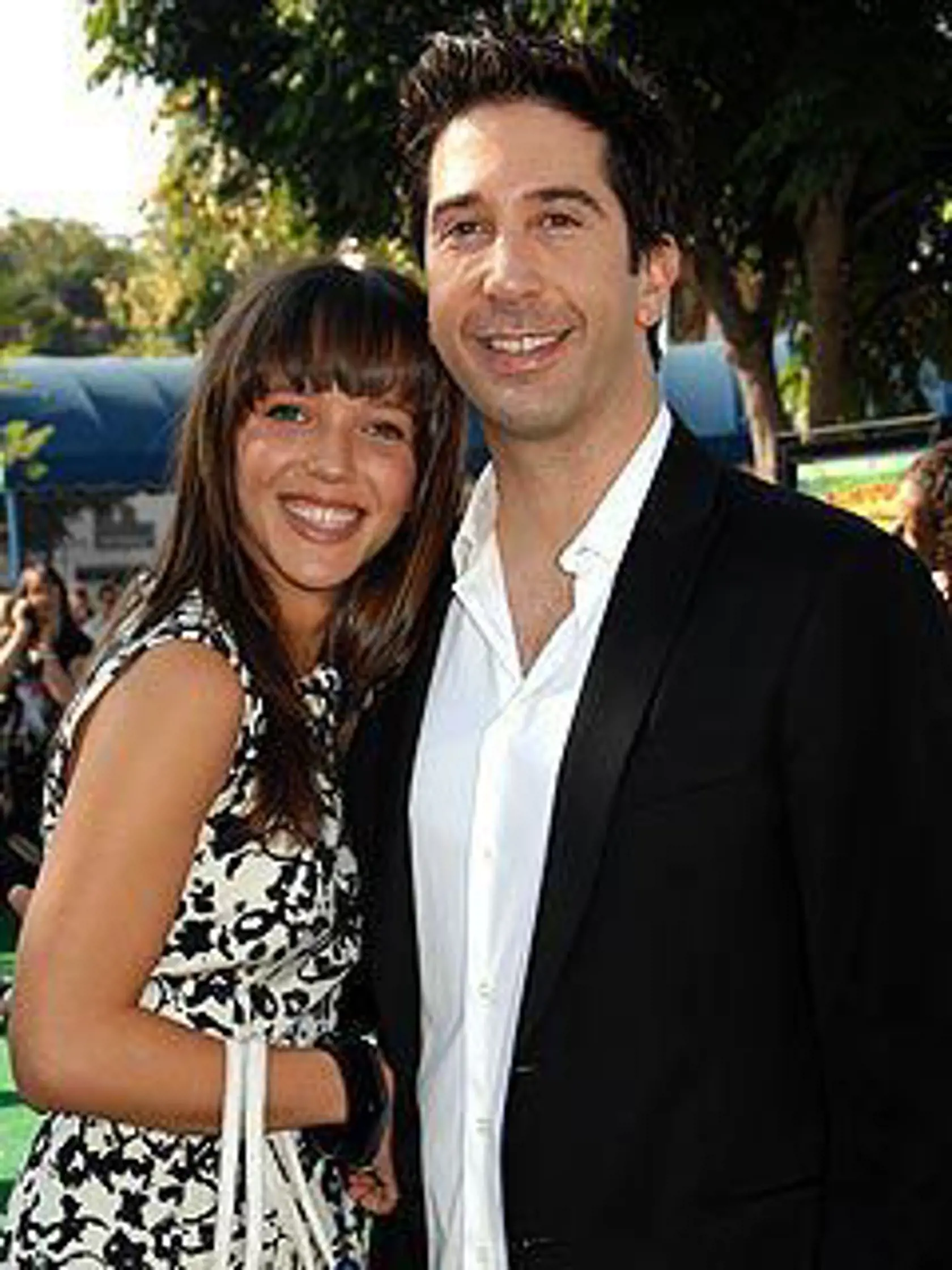 Manželia David Schwimmer a Zoe Buckmanová žiaria