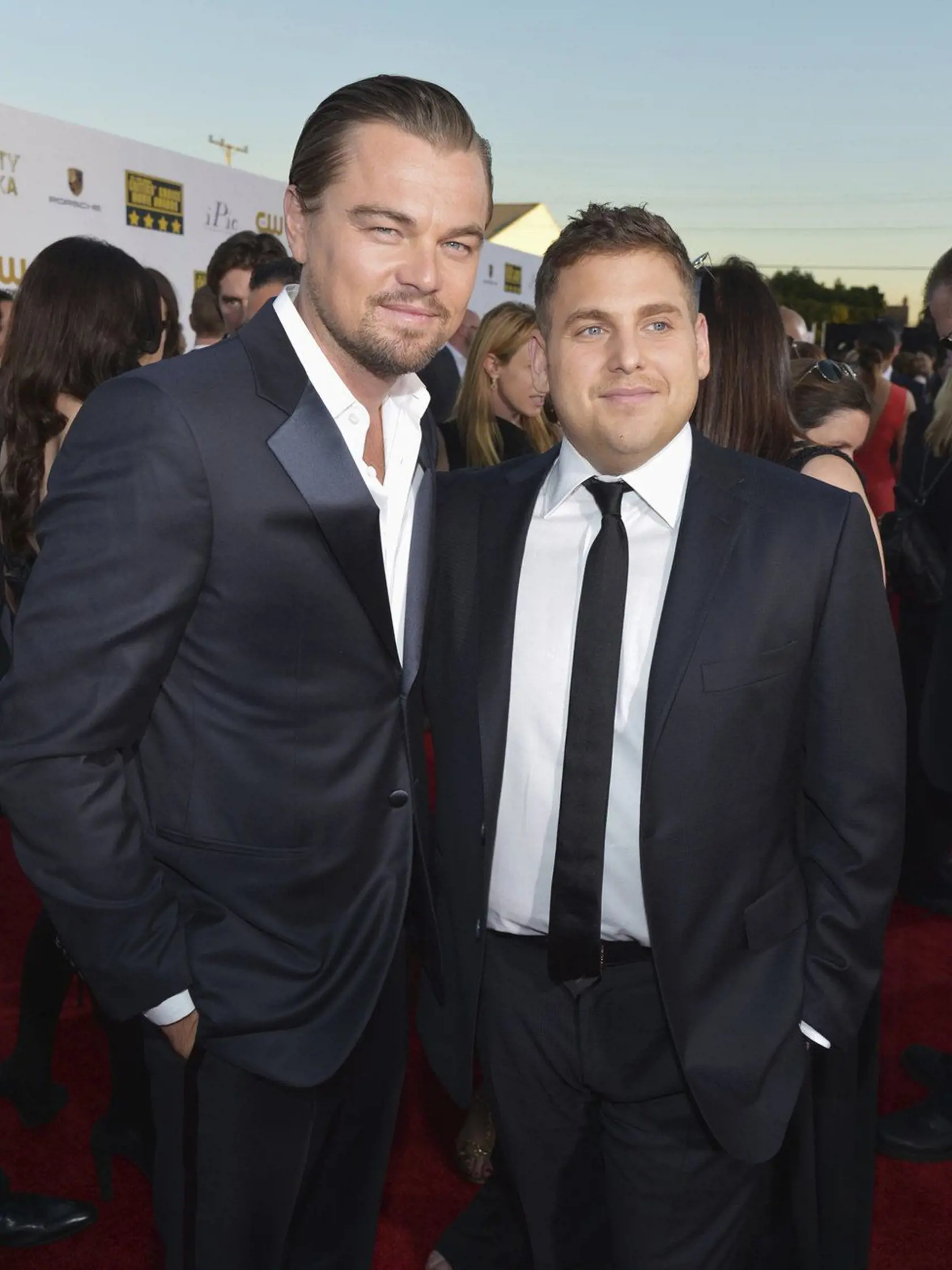 Leonardo DiCaprio a Jonah Hill.