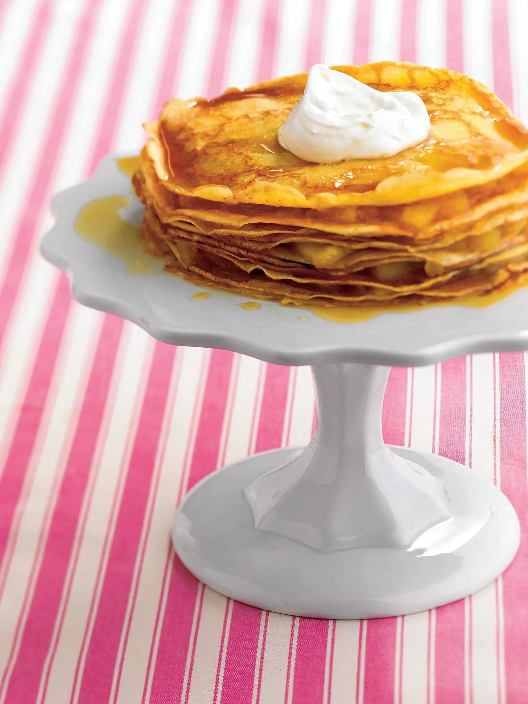 Palacinky s dusenými jabĺčkami