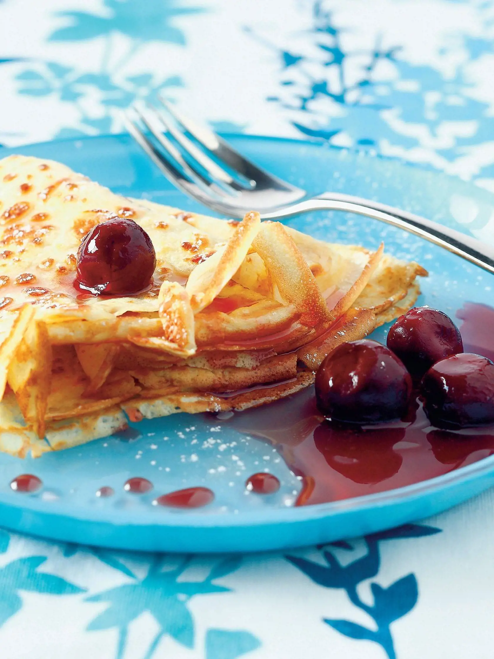 Palacinky s čerešňami