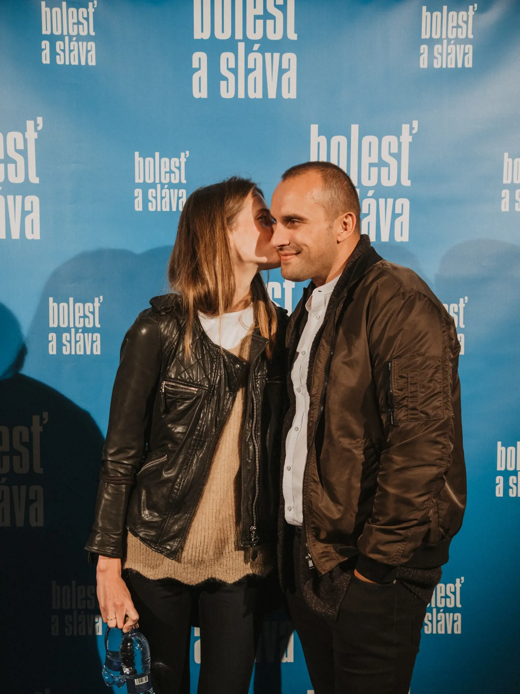 Modelka Michaela Hlaváčková a Rasťo Brezovský.
