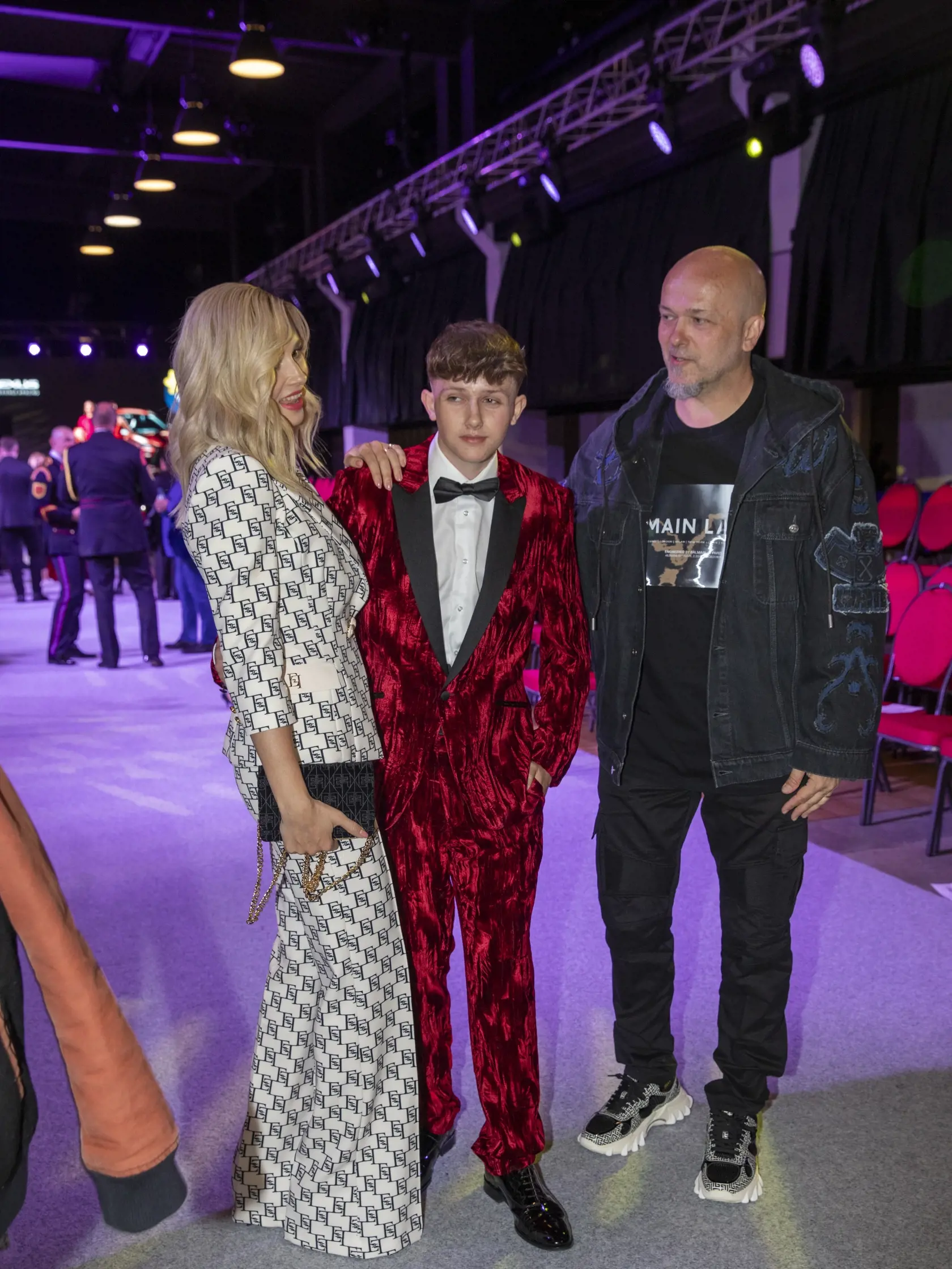   Na snímke je módna prehliadka Bratislavské módne dni v Rafinery Gallery.
Speváčka Mária Čírová