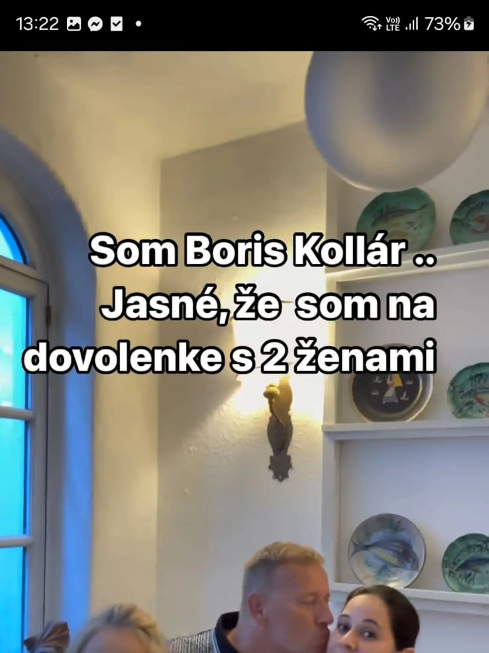 Zábery Borisa Kollára z vtipného videa.