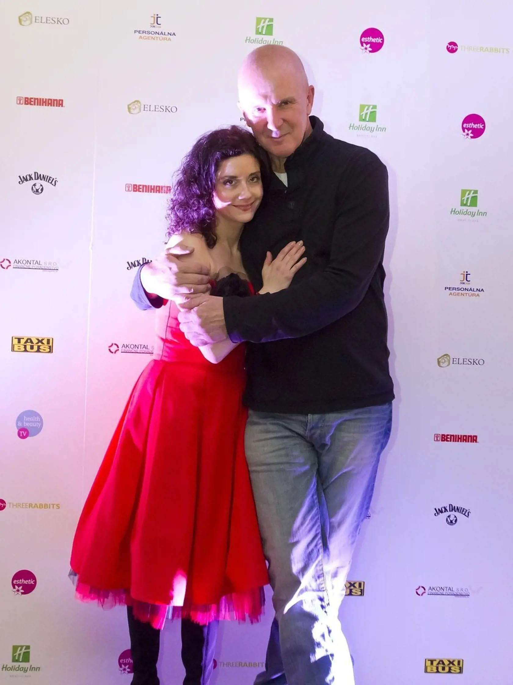 Lucia Šoralová s partnerom Ondřejom Soukupom.