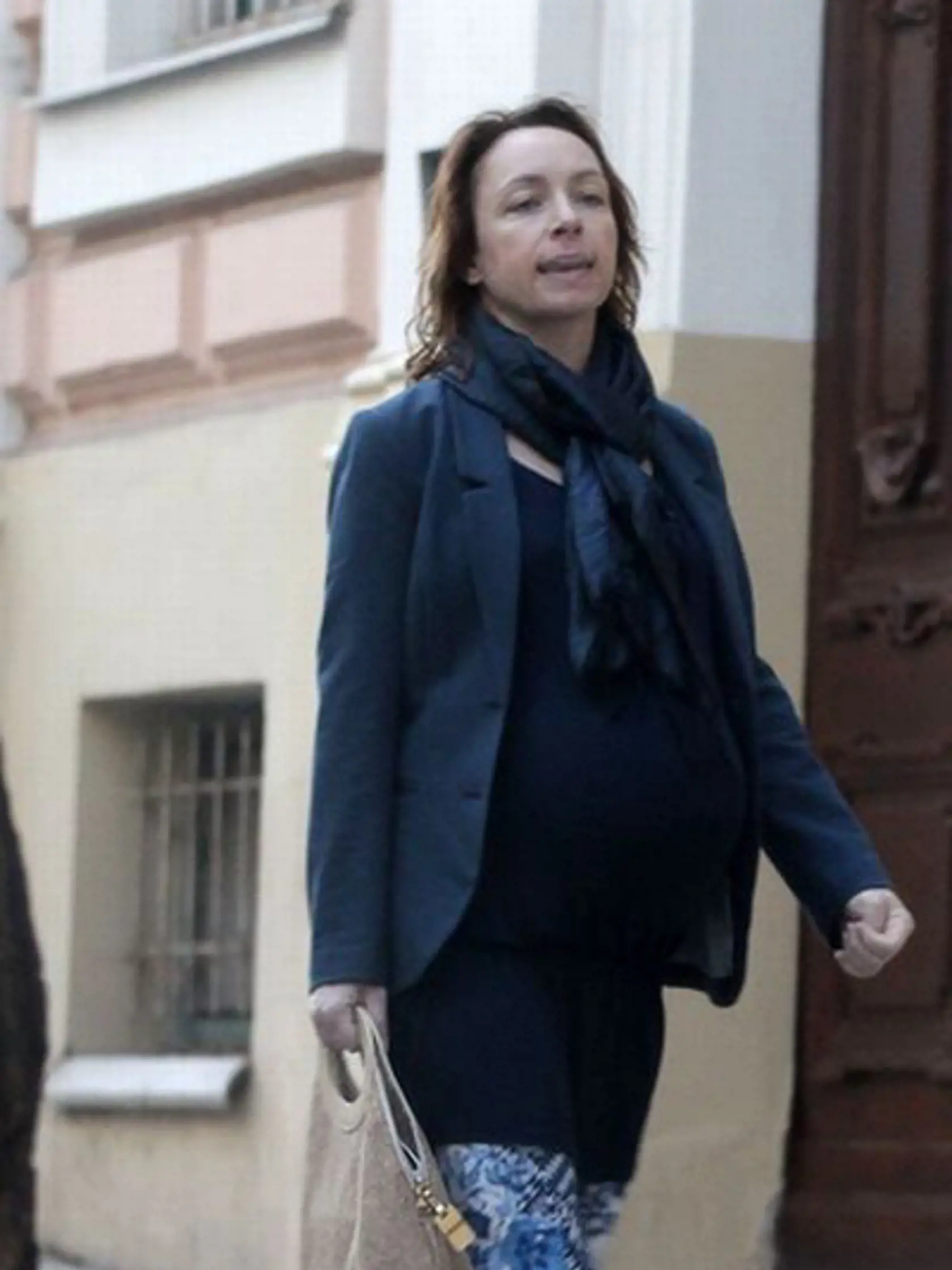 Tehotná Táňa Vilhelmová tesne pred pôrodom.