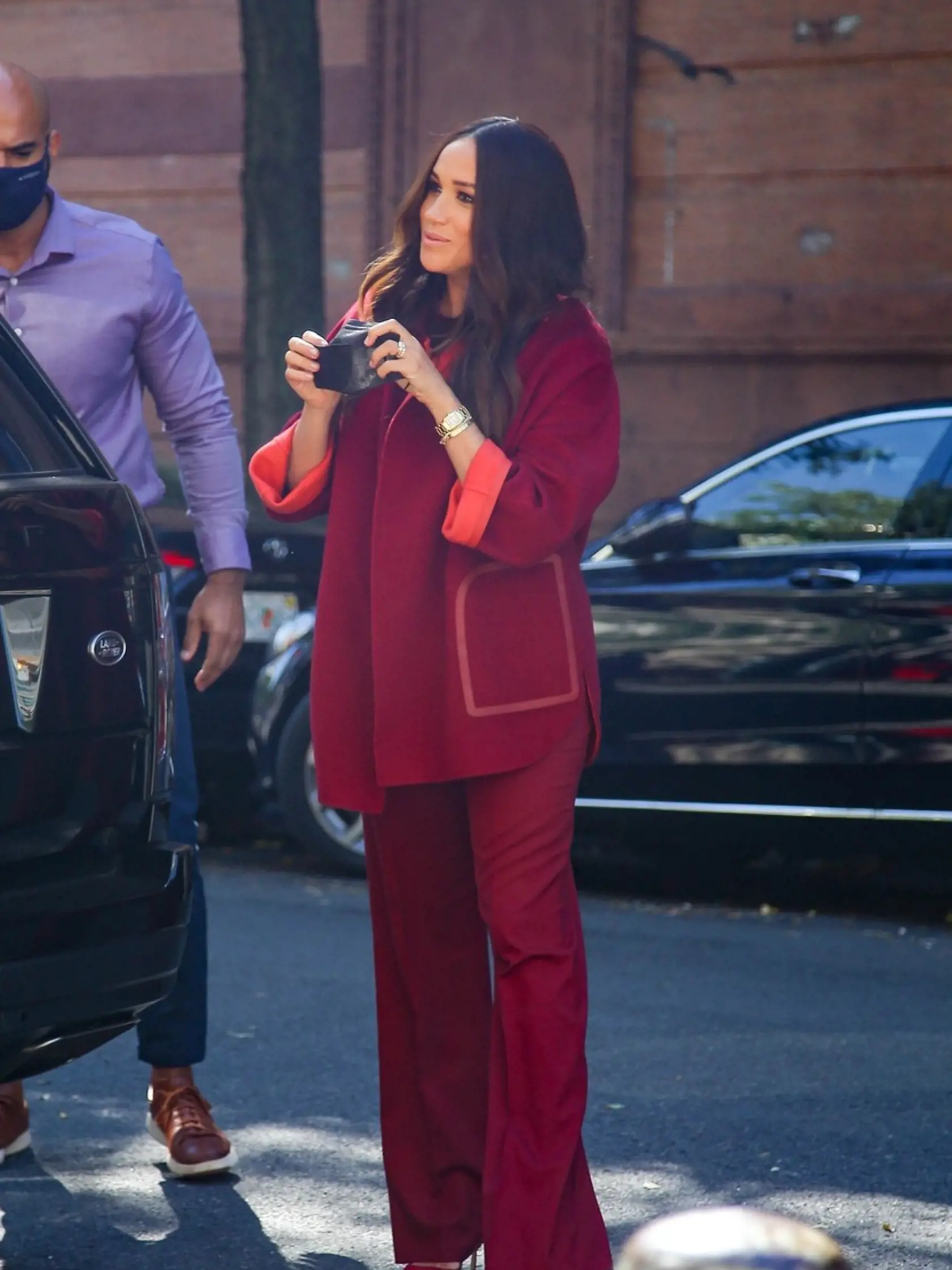 Meghan počas návštevy základnej školy v newyorskom Harleme.