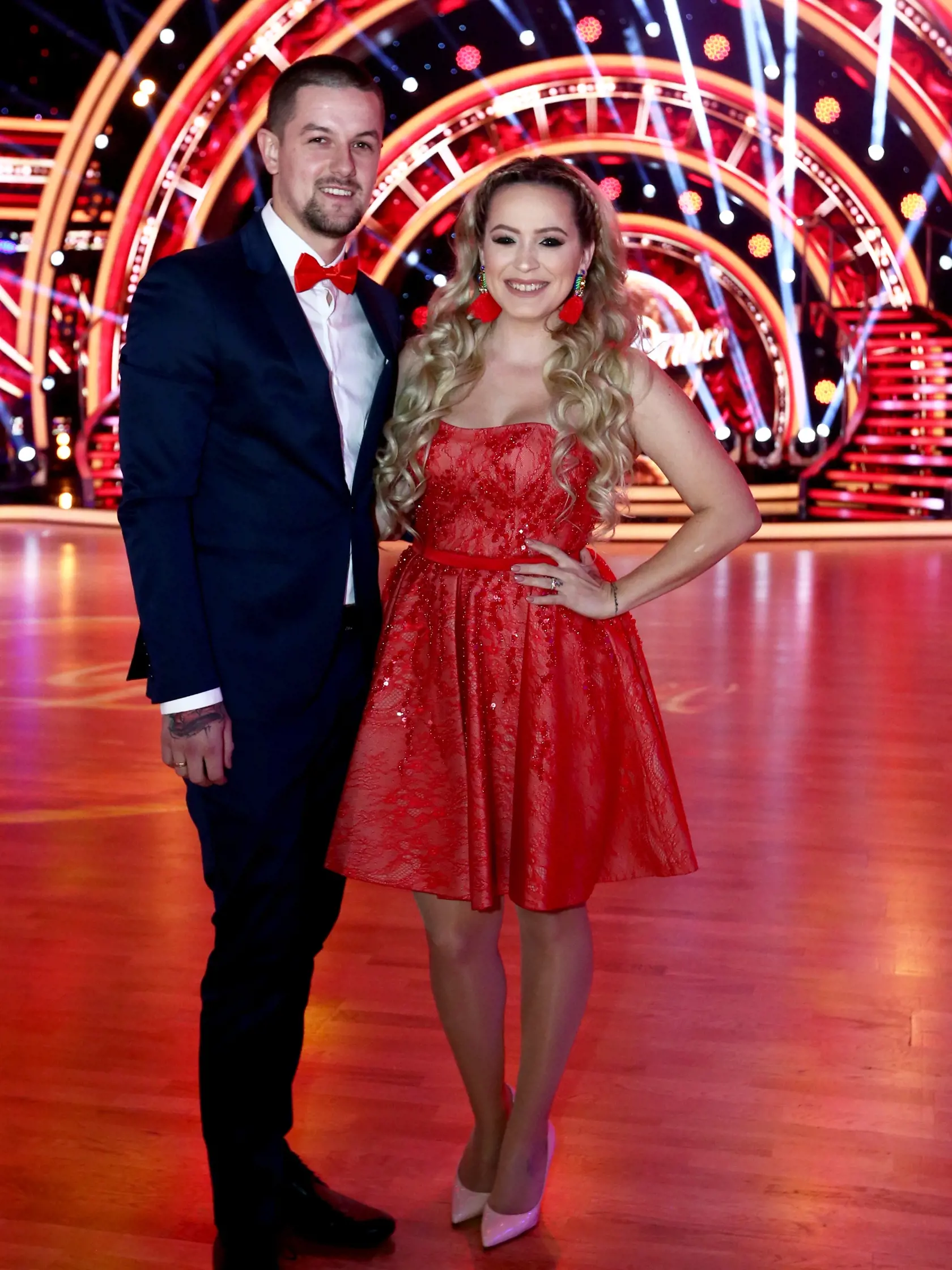 Na snímke finále tanečnej súťaže Let´s dance v Inchebe.