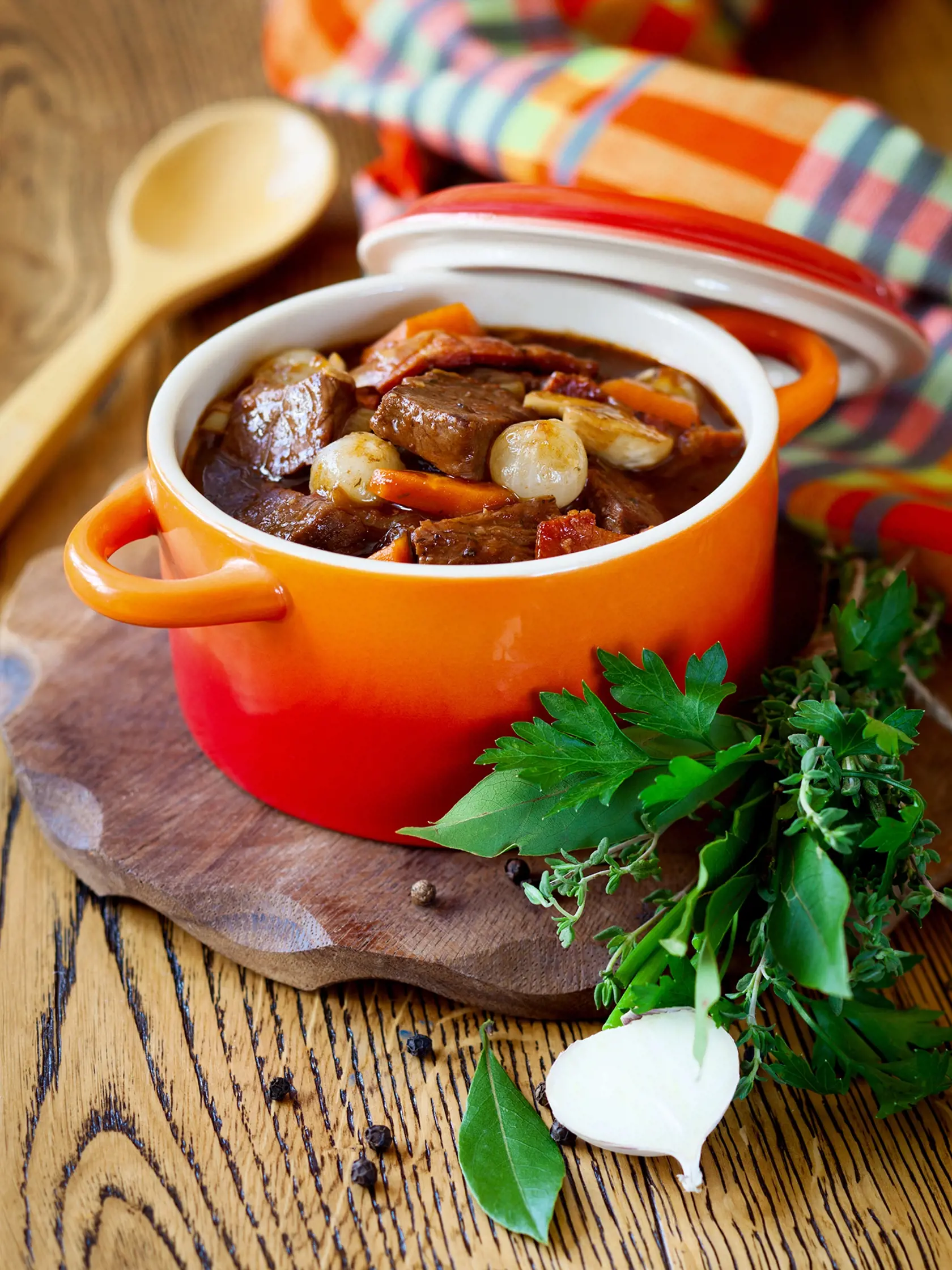 Boeuf bourguignon – dusené hovädzie